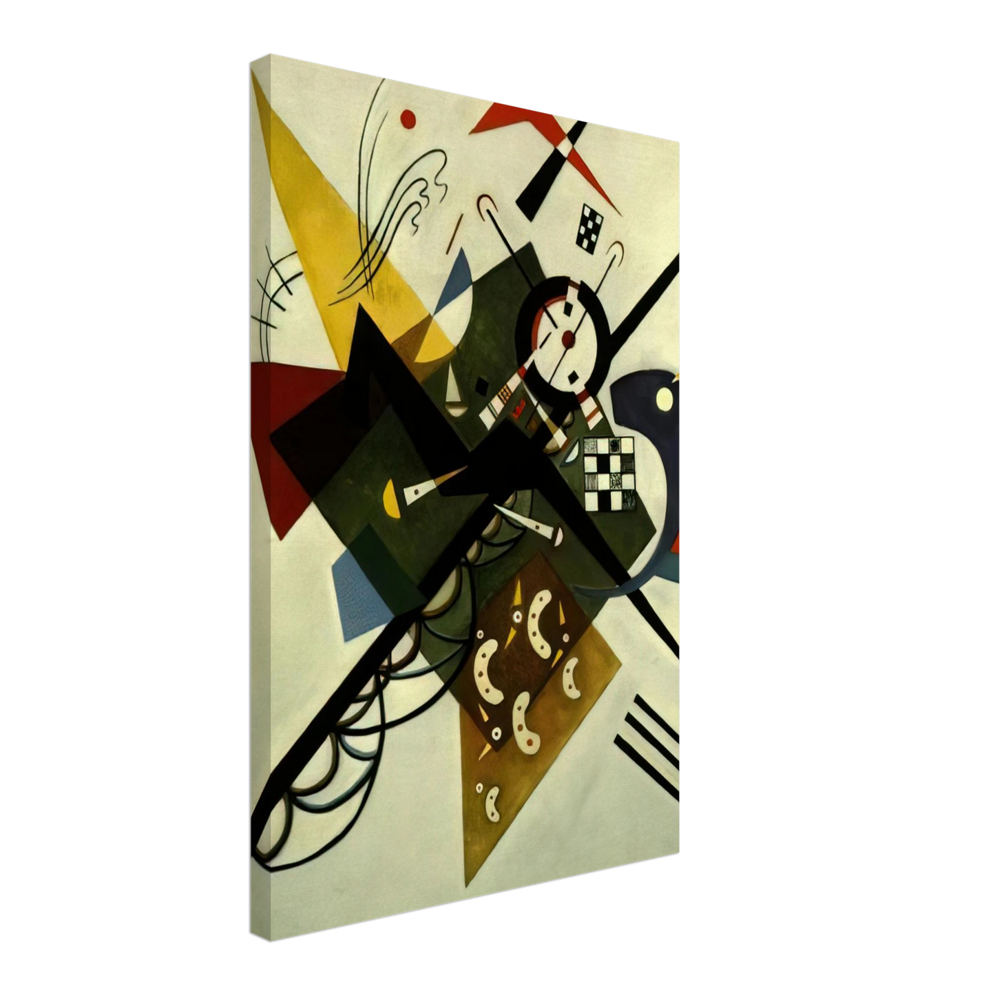 Wassily Kandinsky - ON WHITE II 1923 Canvas - 40x60 cm / 16x24 inches-canvas