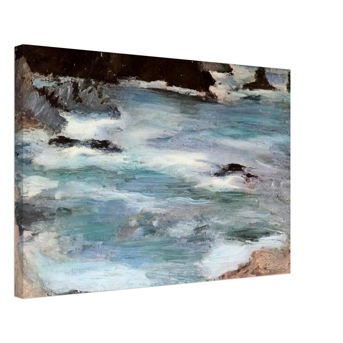 Henri Matisse - ROCHERS A BELLE ILE 1896 0 Canvas - 40x60 cm / 16x24 inches-canvas