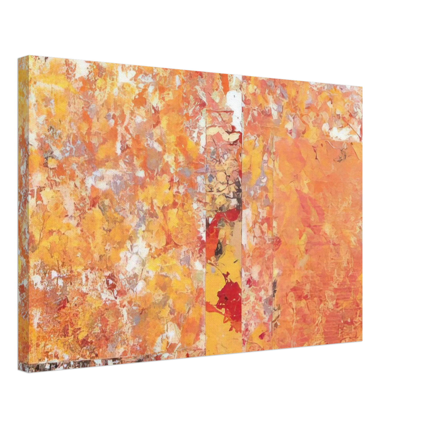 Sam Gilliam - Toward a Red Canvas - 70x100 cm / 28x40 inches-canvas