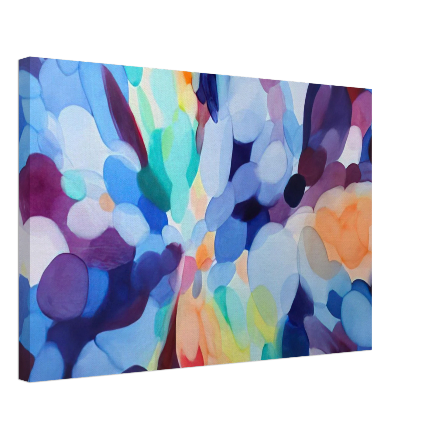 Alice Baber - Through Sleep to Orange Canvas - 70x100 cm / 28x40 inches-canvas