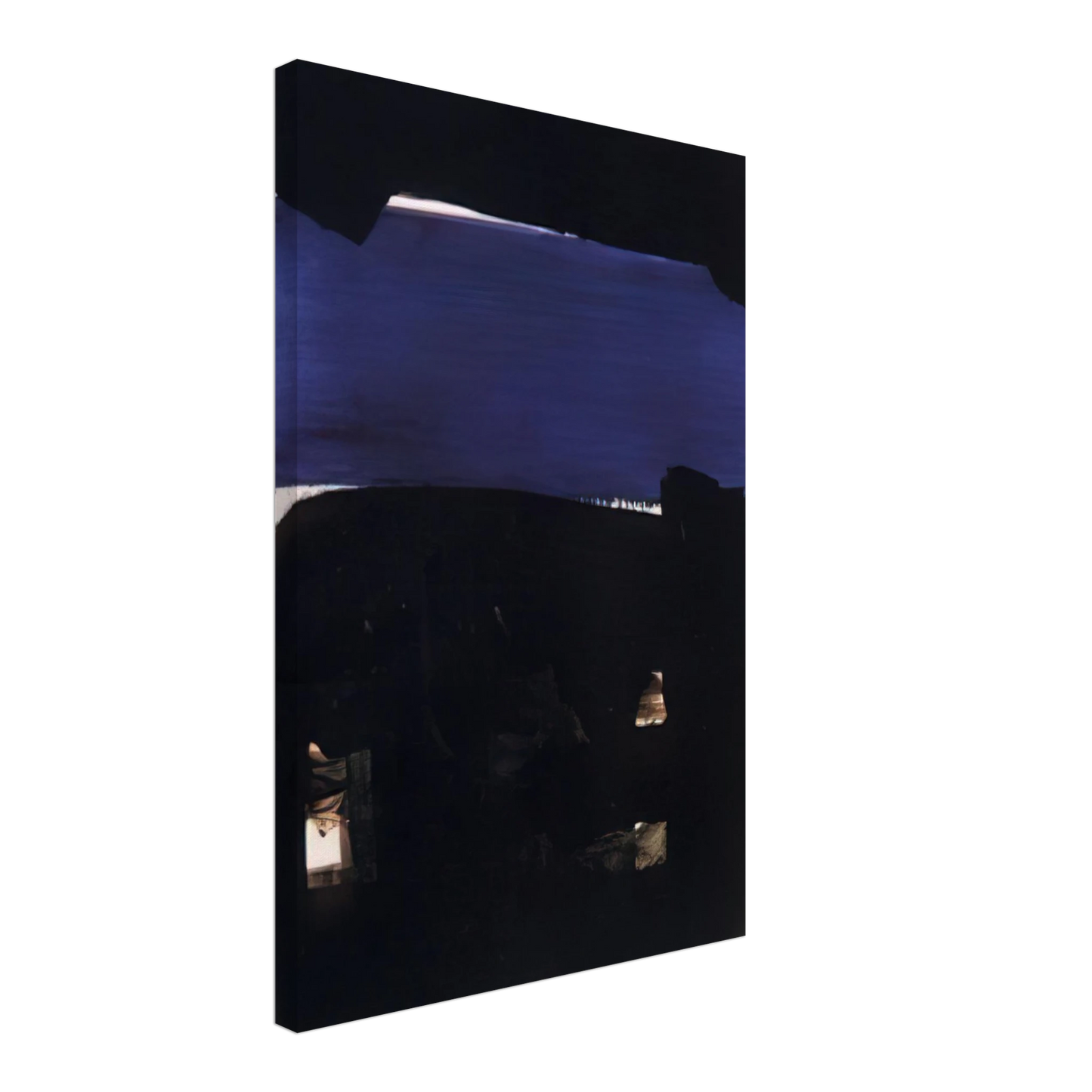 Pierre Soulages - Peinture 23 Mai 1969 - 1969 Canvas - 40x60 cm / 16x24 inches-canvas