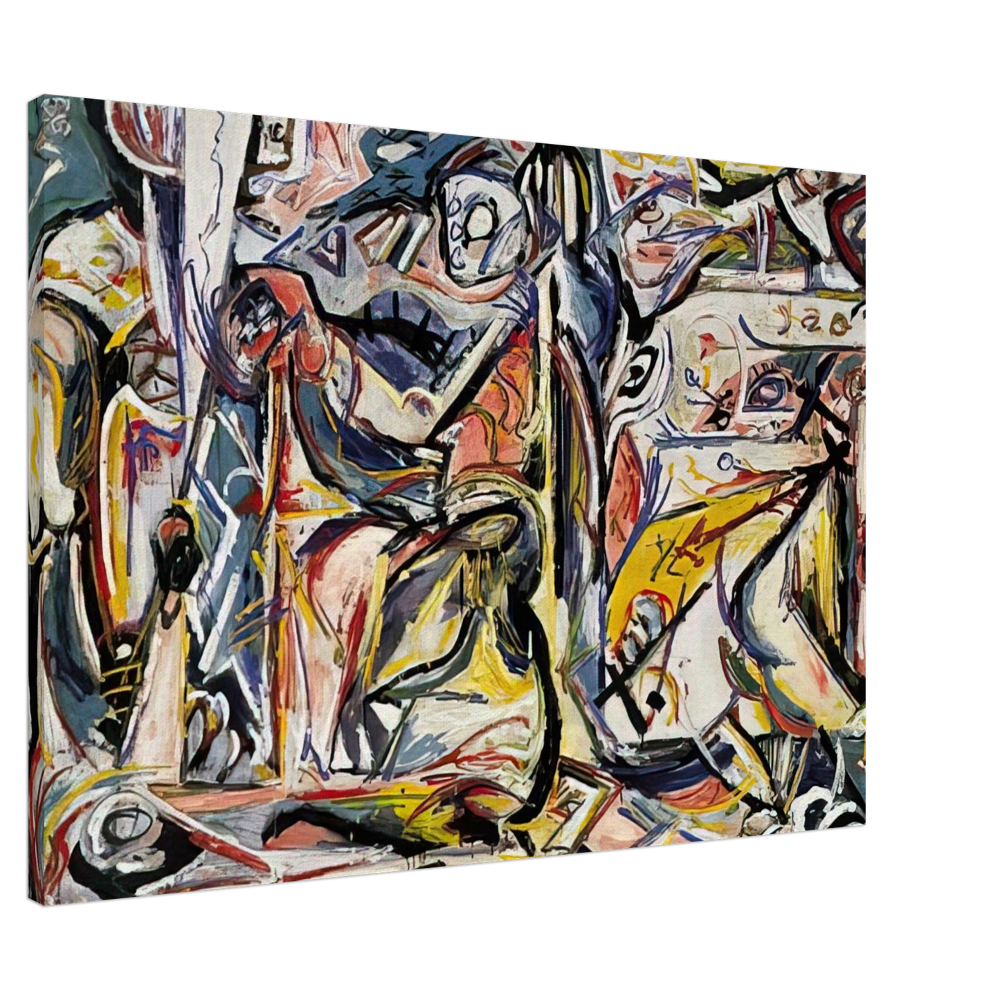 Jackson Pollock - CIRCUMCISION JANUARY 1946 1 Canvas - Default Title-canvas