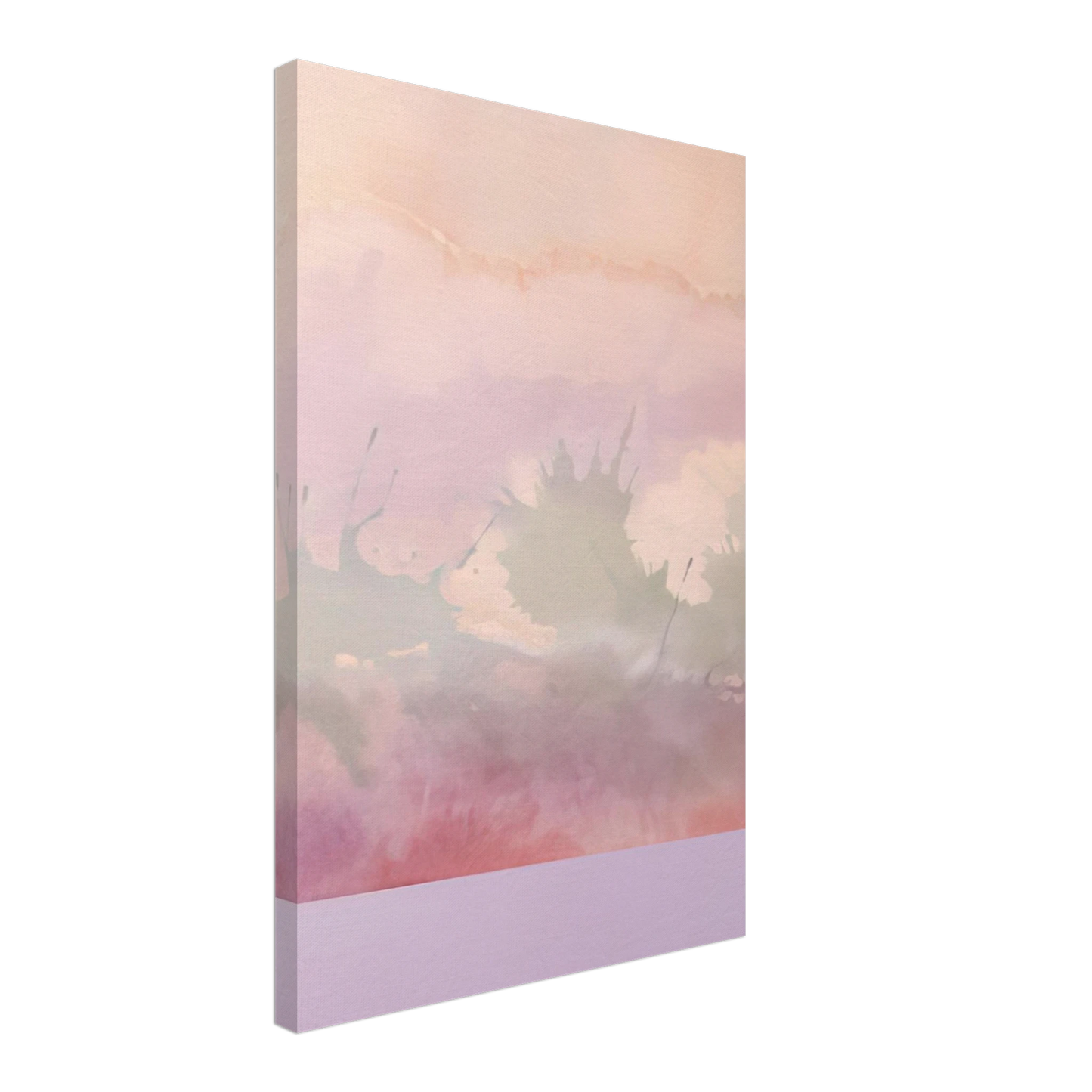 Ronnie Landfield - Atlantic Cafe - 1969 Canvas - 70x100 cm / 28x40 inches-canvas