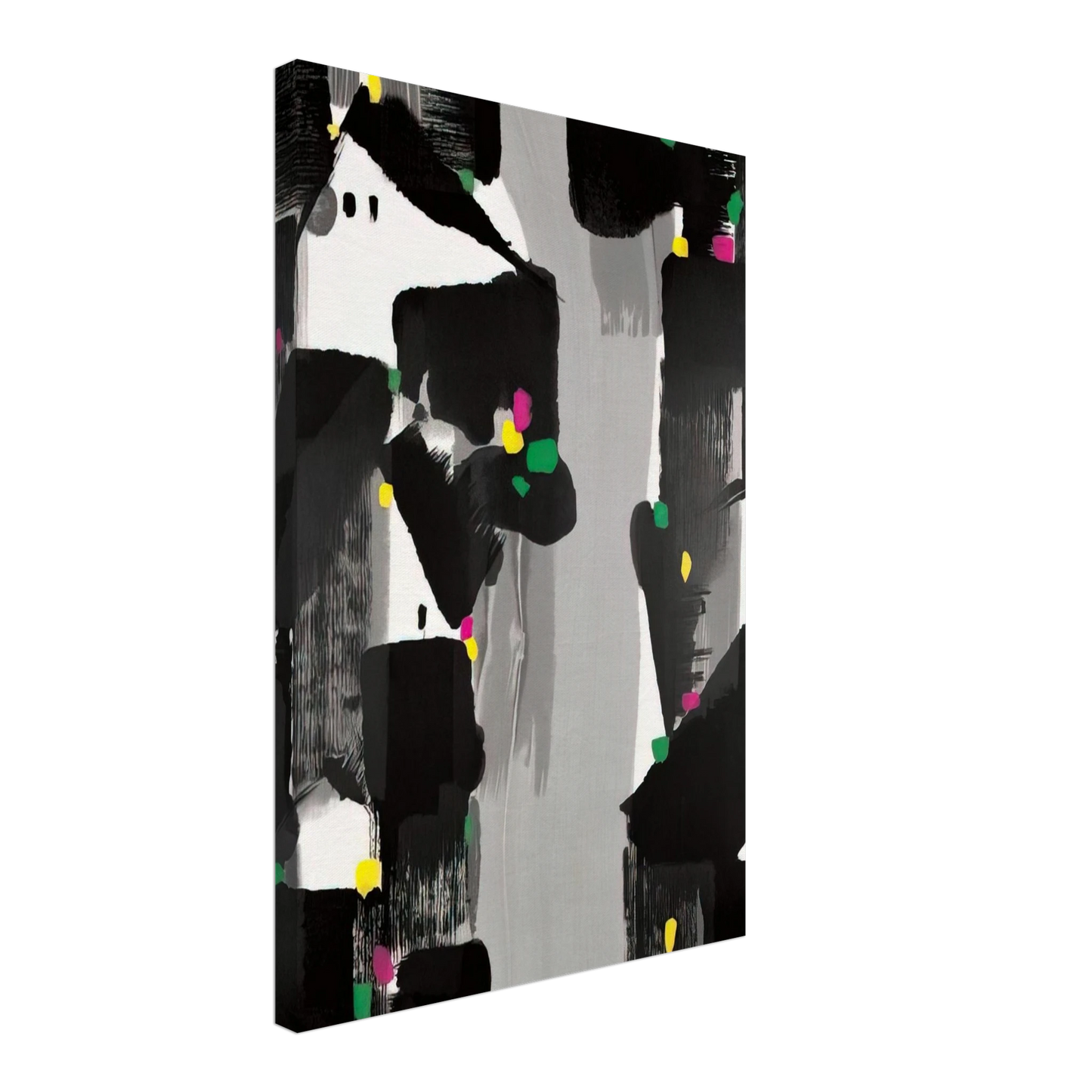 Wu Guanzhong - Houses of the South - 2007 Canvas - 40x60 cm / 16x24 inches-canvas