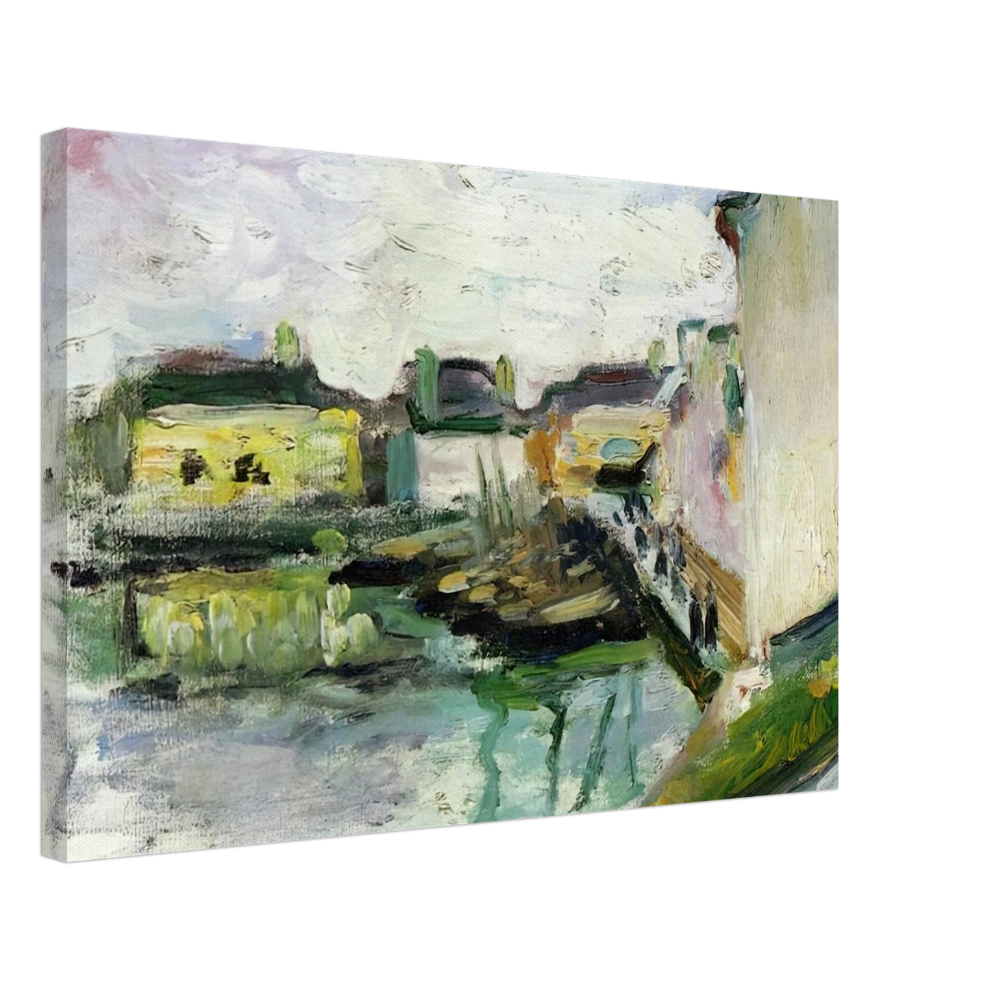 Henri Matisse - THE PORT OF PALAIS BELLE ILE 1896 Canvas - 40x60 cm / 16x24 inches-canvas