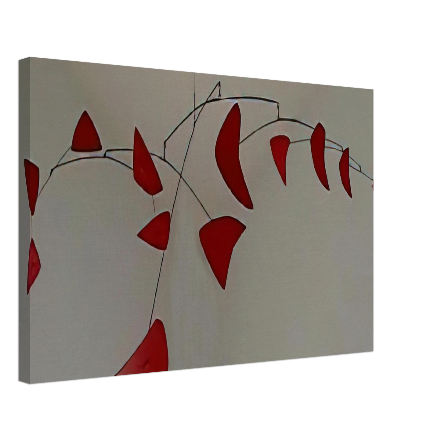 Alexander Calder - RED MOBILE 1956 Canvas - 40x60 cm / 16x24 inches-canvas