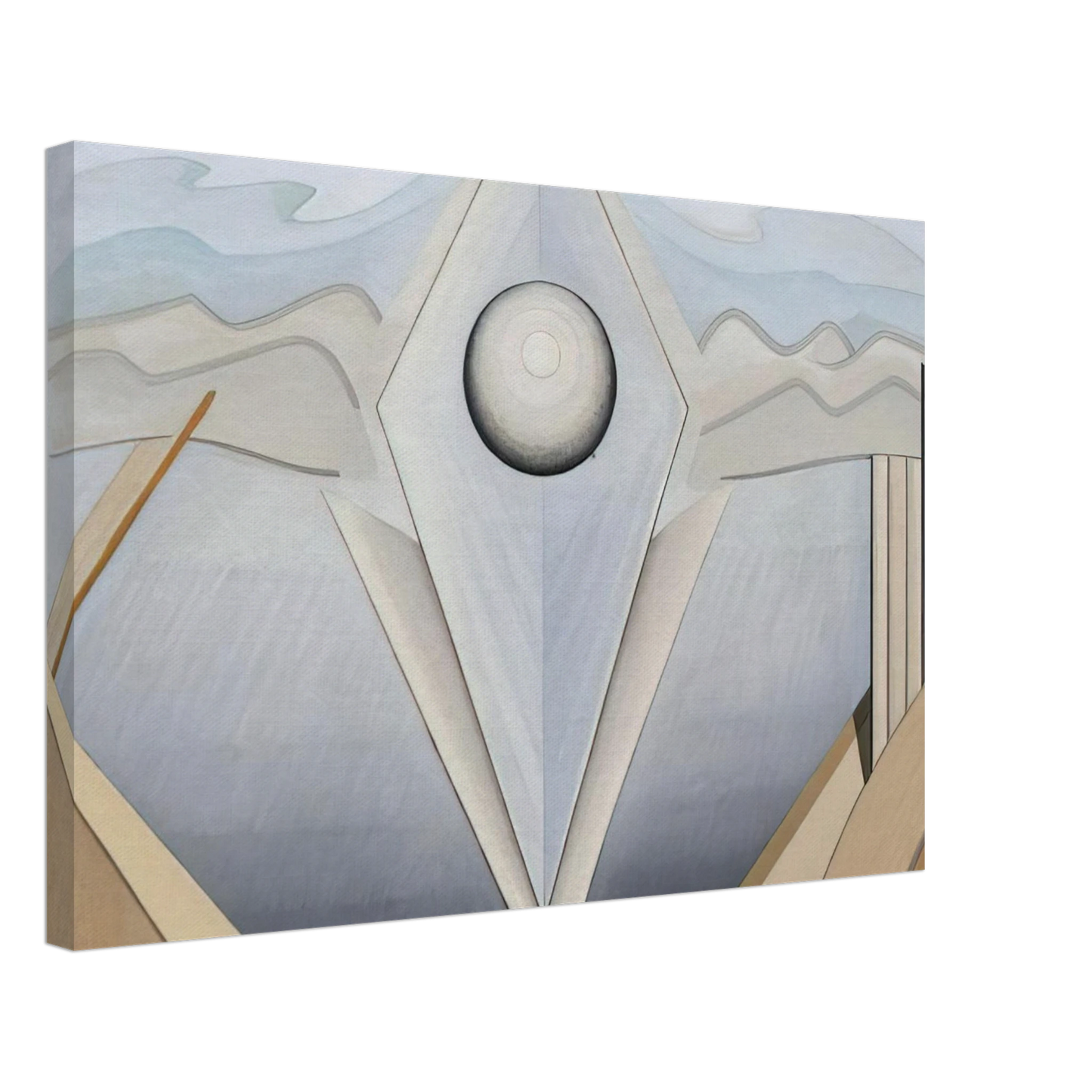 Lawren Harris - Abstract Painting #98 - 1938 Canvas - 40x60 cm / 16x24 inches-canvas