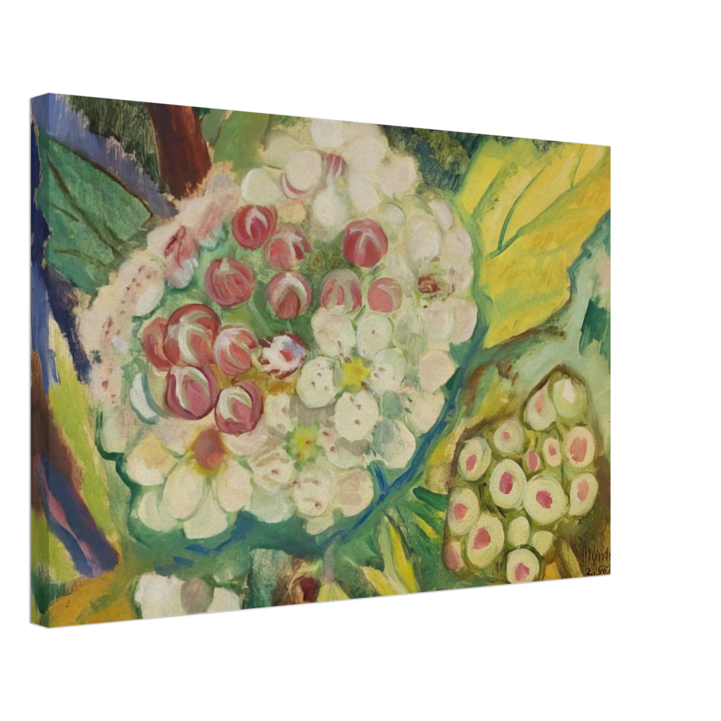 Gabriele Munter - VOM WEISSEN BUSCH 1919 Canvas - 40x60 cm / 16x24 inches-canvas