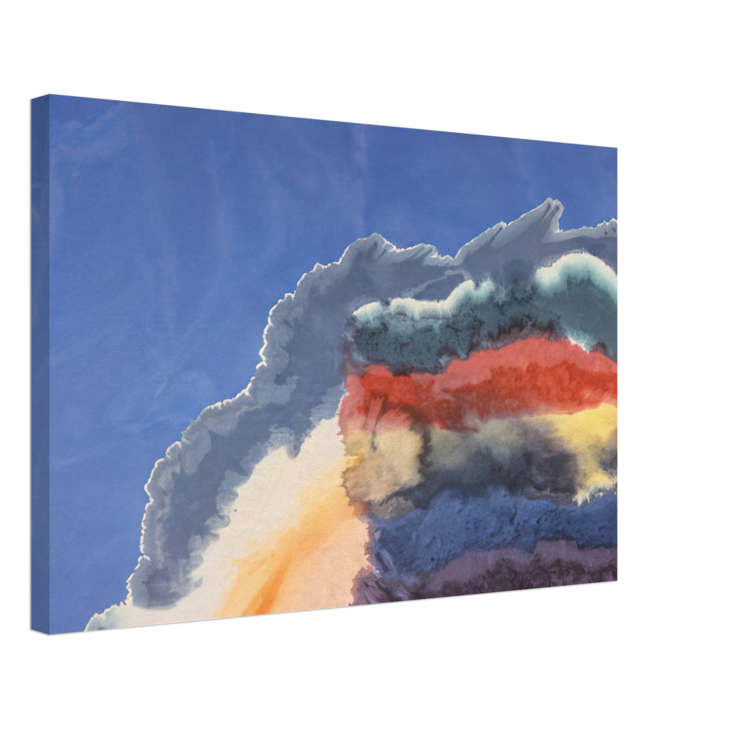 Ronnie Landfield - Shenandoah - 1970 Canvas - 70x100 cm / 28x40 inches-canvas