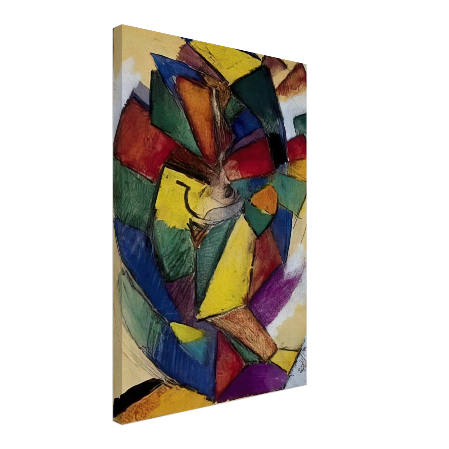 Morgan Russell - Synchromy - Synchromism Canvas - 70x100 cm / 28x40 inches-canvas