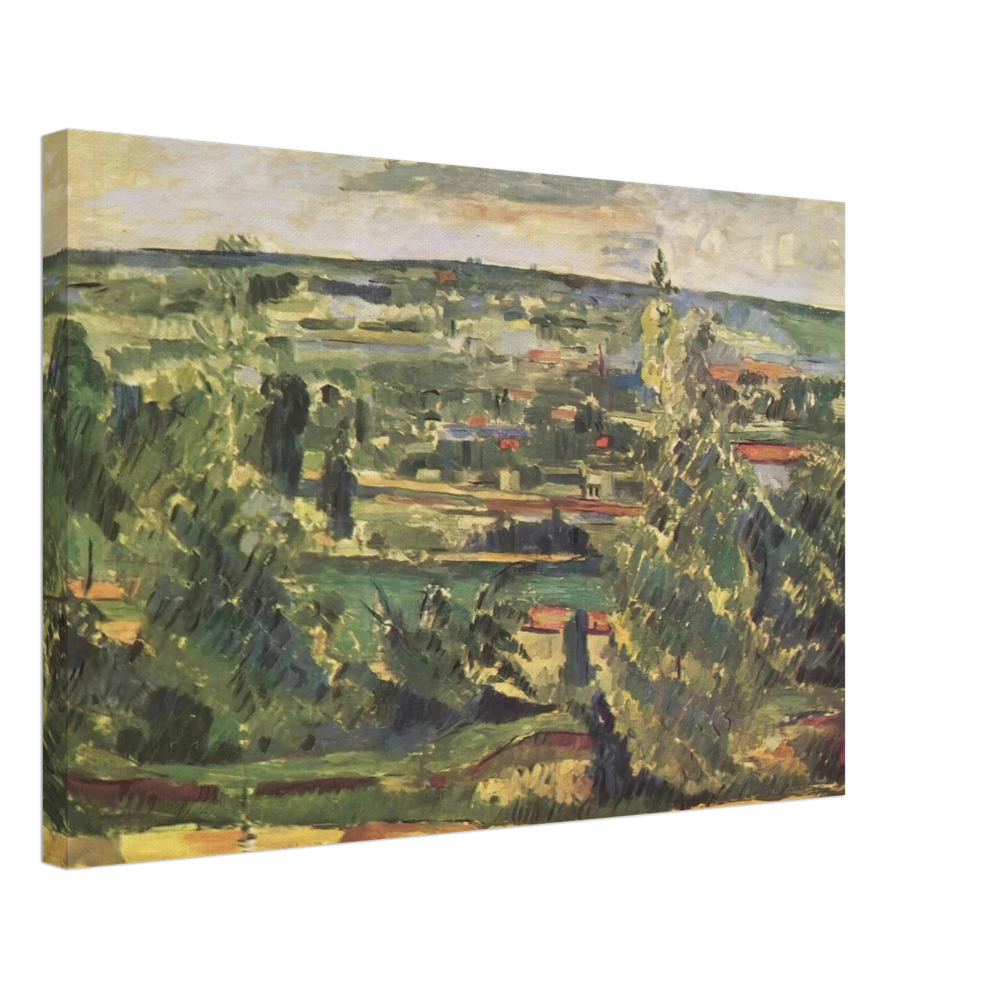 Paul Cezanne - Landscape of the Jas de Bouffan Canvas - 70x100 cm / 28x40 inches-canvas