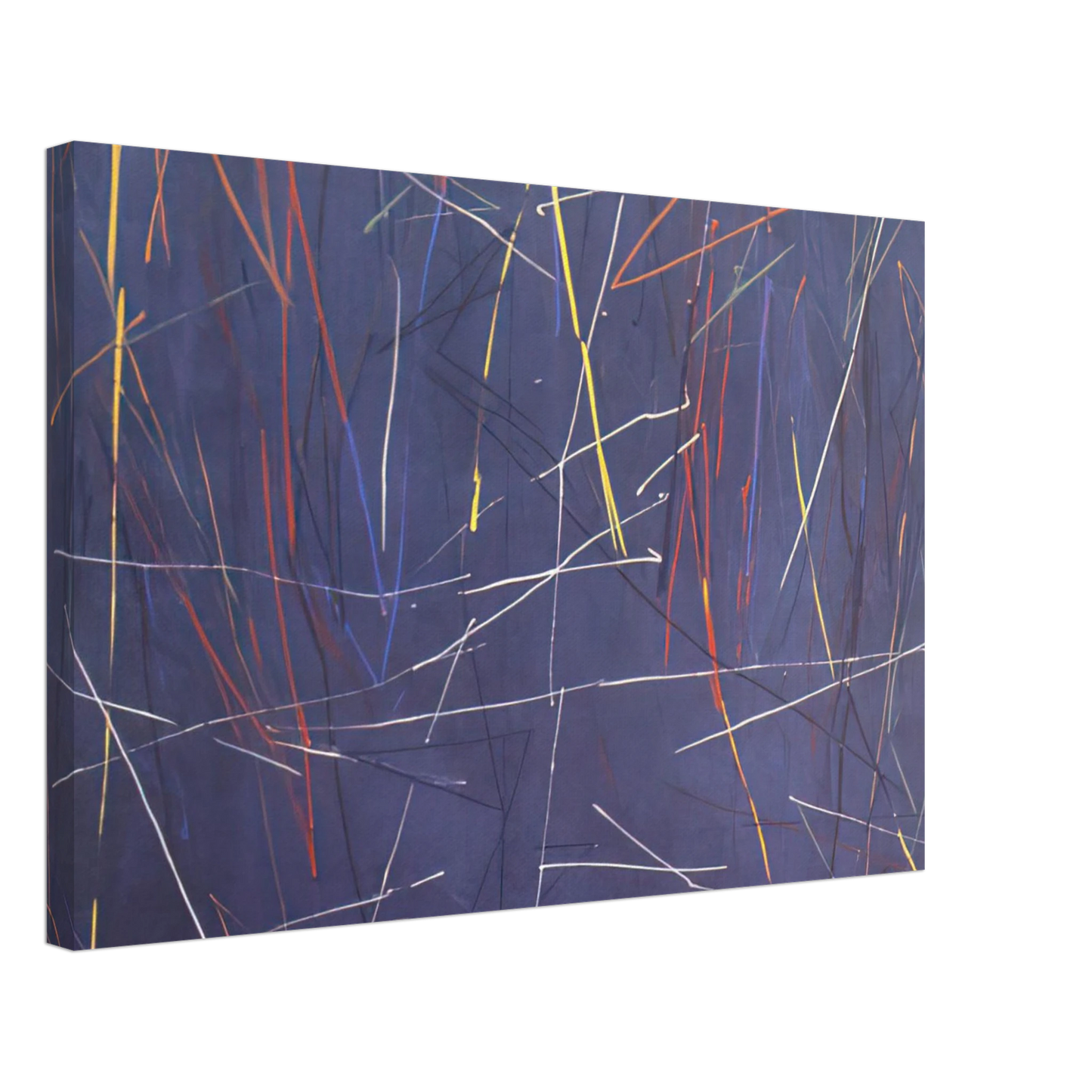 Ronnie Landfield - Gates of Blue - 1975 Canvas - 70x100 cm / 28x40 inches-canvas