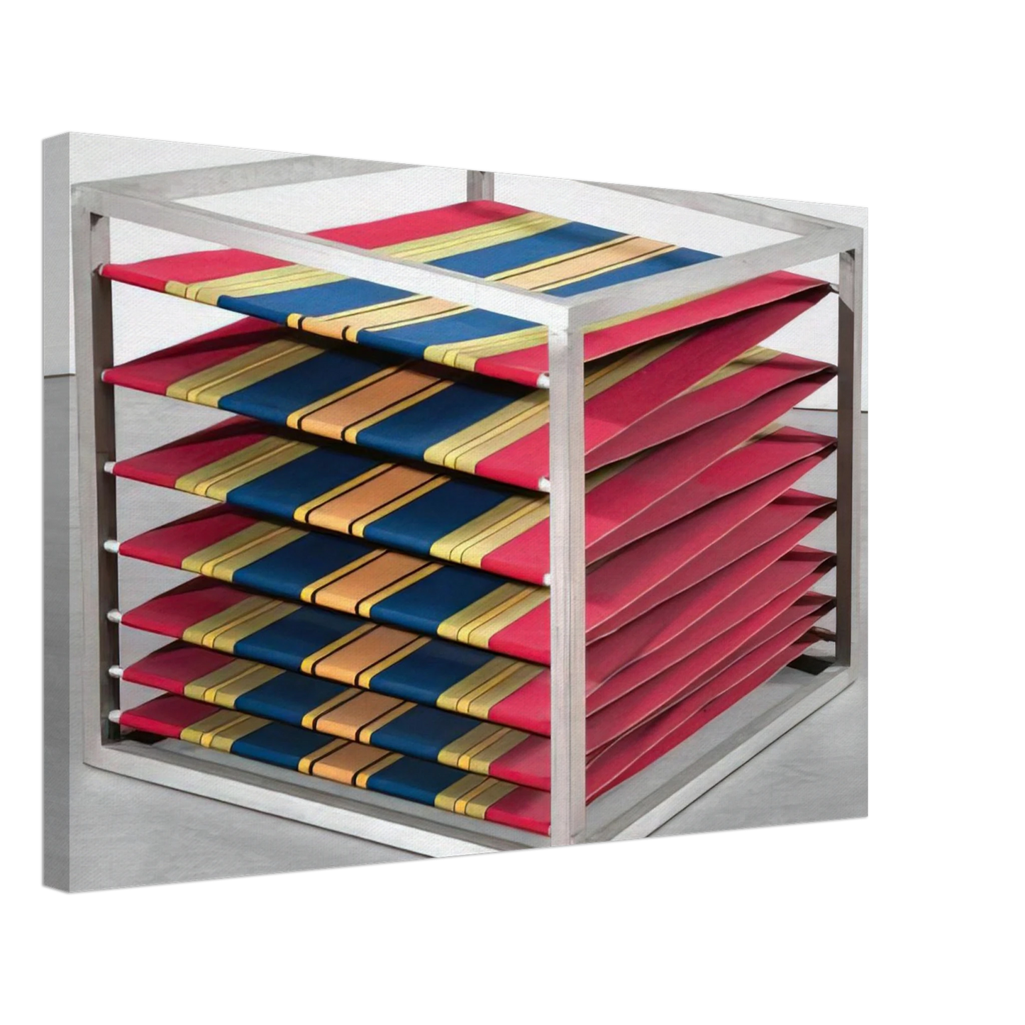 Alighiero Boetti - ZIG ZAG 1967 Canvas - 40x60 cm / 16x24 inches-canvas