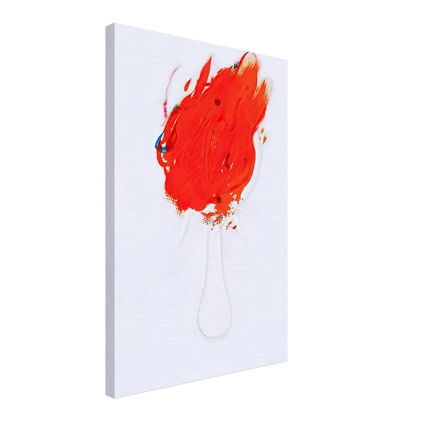 Antoni Tapies - UNTITLED FLAME AND MIRROR 1967 Canvas - 40x60 cm / 16x24 inches-canvas