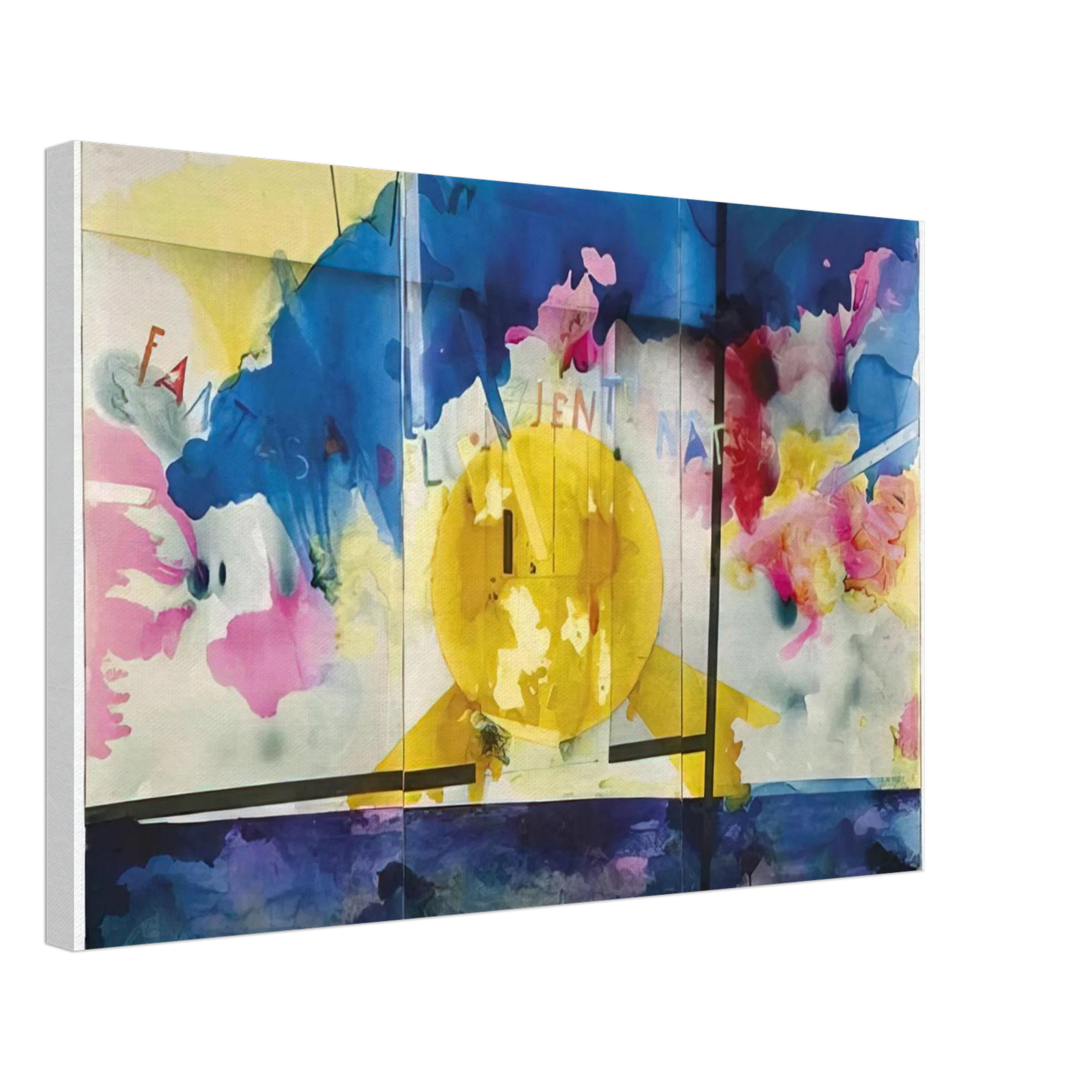 Mario Schifano - Fantasy of the Natural Patient - 1970 Canvas - 40x60 cm / 16x24 inches-canvas