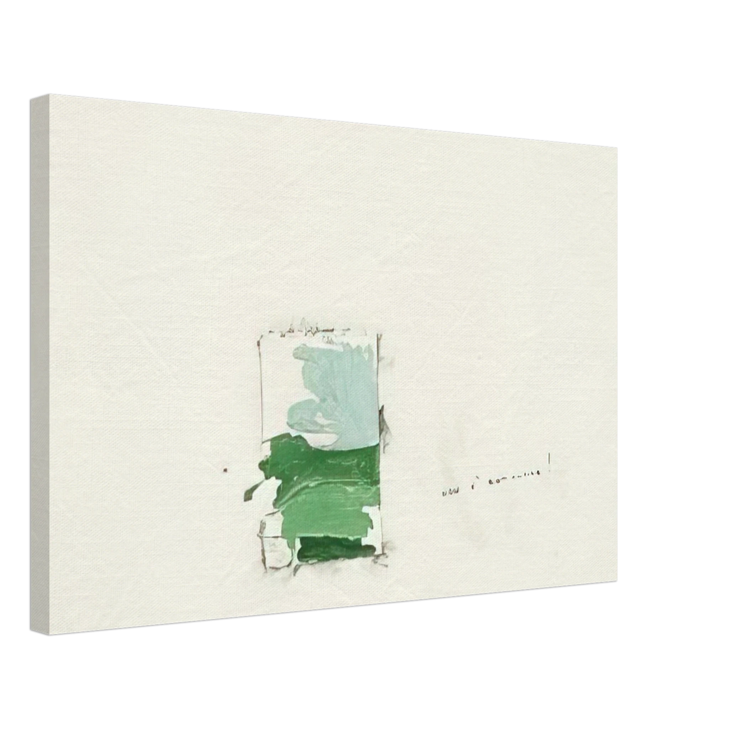 Mario Schifano - Non e romantico! - 1963 Canvas - 70x100 cm / 28x40 inches-canvas