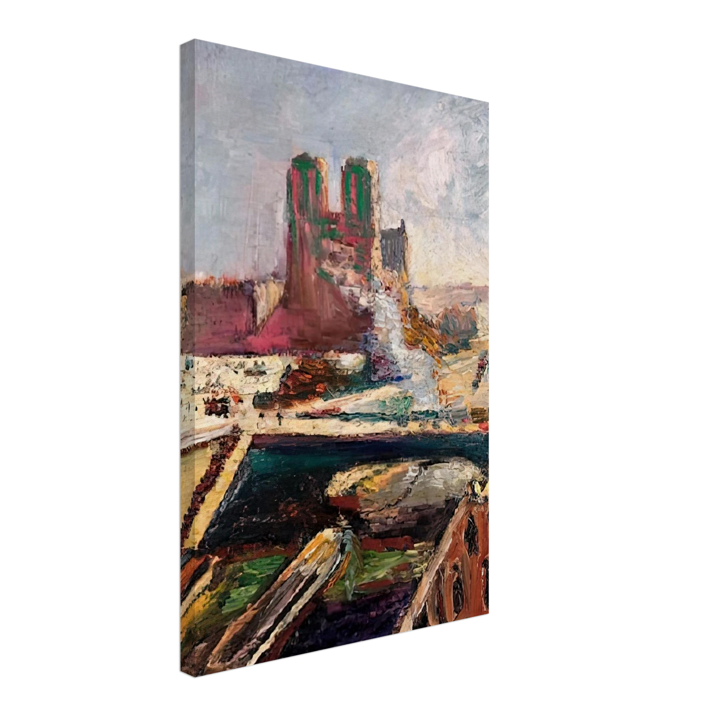 Henri Matisse - NOTRE DAME 1900 Canvas - 40x60 cm / 16x24 inches-canvas