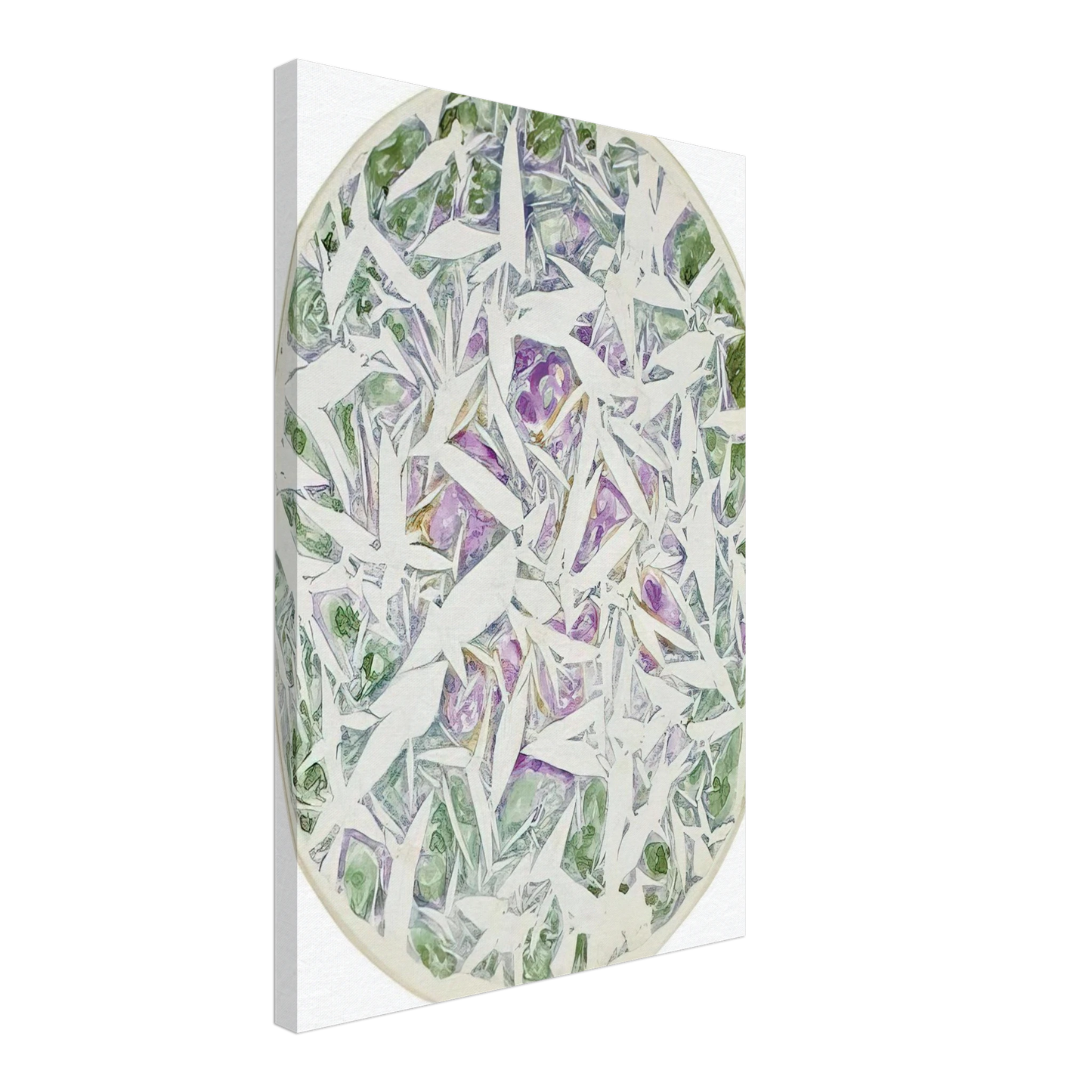 Simon Hantai - Untitled - Tachisme Canvas - 70x100 cm / 28x40 inches-canvas