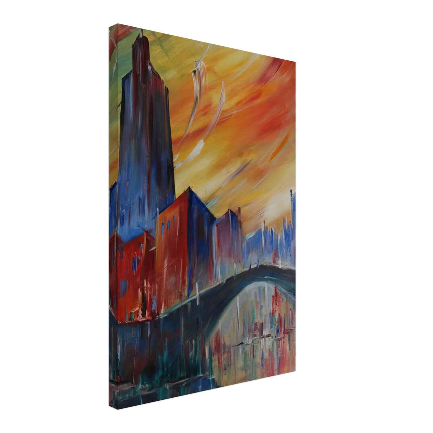 Konrad Zuse - Untitled - 1983 Canvas - 70x100 cm / 28x40 inches-canvas