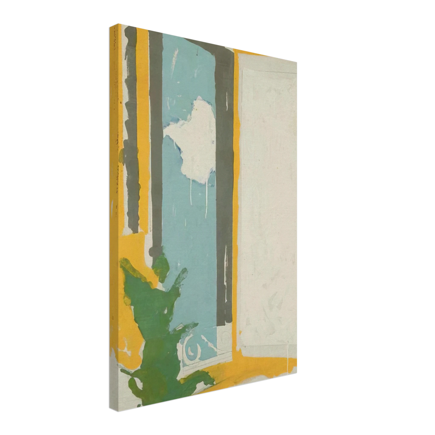 Mario Schifano - Interno Esterno - 1976 Canvas - 70x100 cm / 28x40 inches-canvas