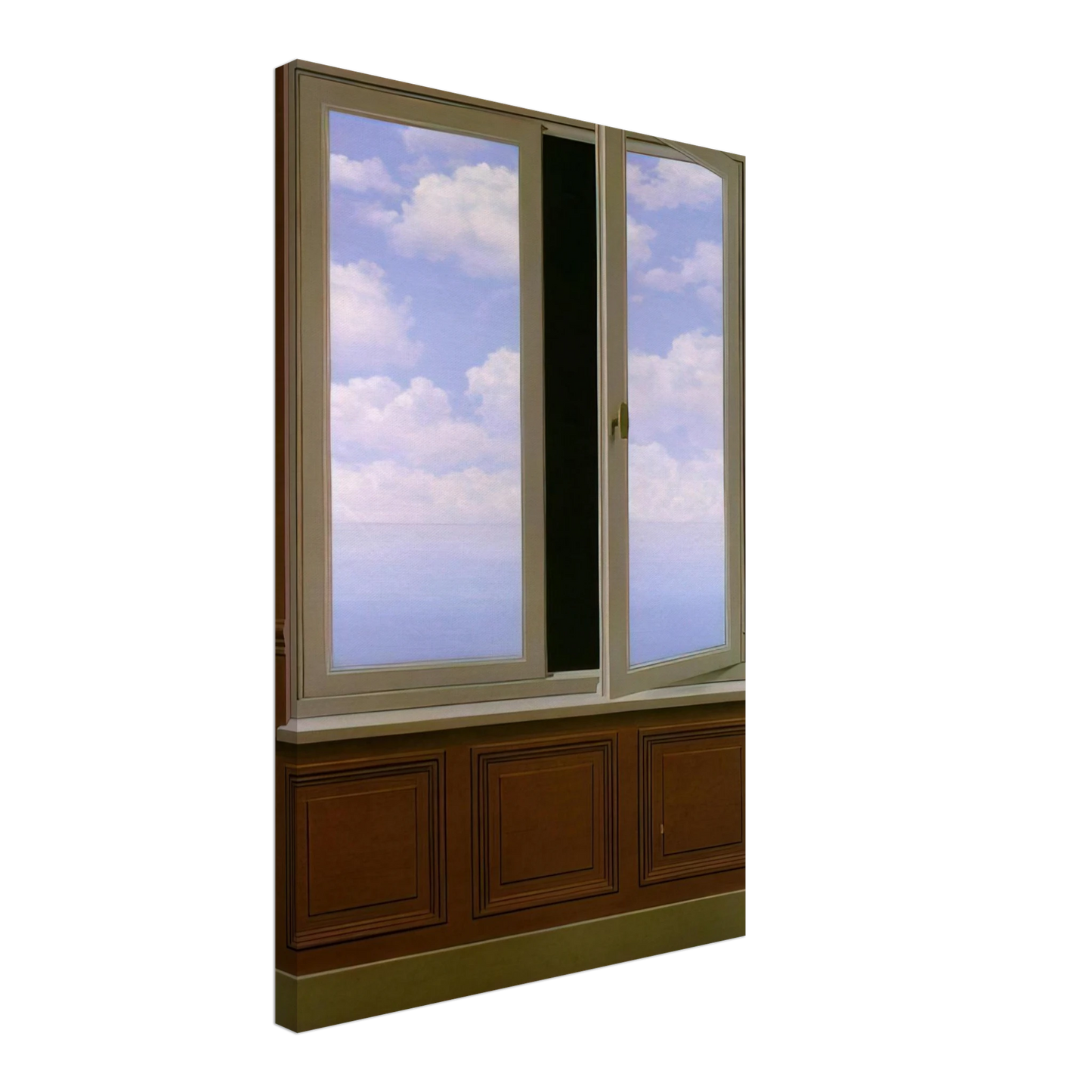 Rene Magritte - THE LOOKING GLASS 1963 Canvas - 40x60 cm / 16x24 inches-canvas