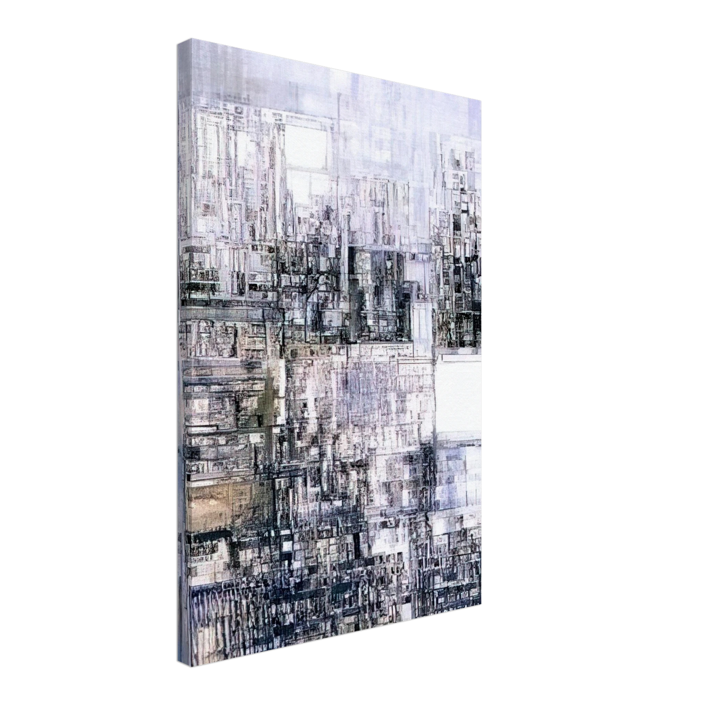 Maria Helena Vieira da Silva - New Amsterdam II - 1970 Canvas - 70x100 cm / 28x40 inches-canvas