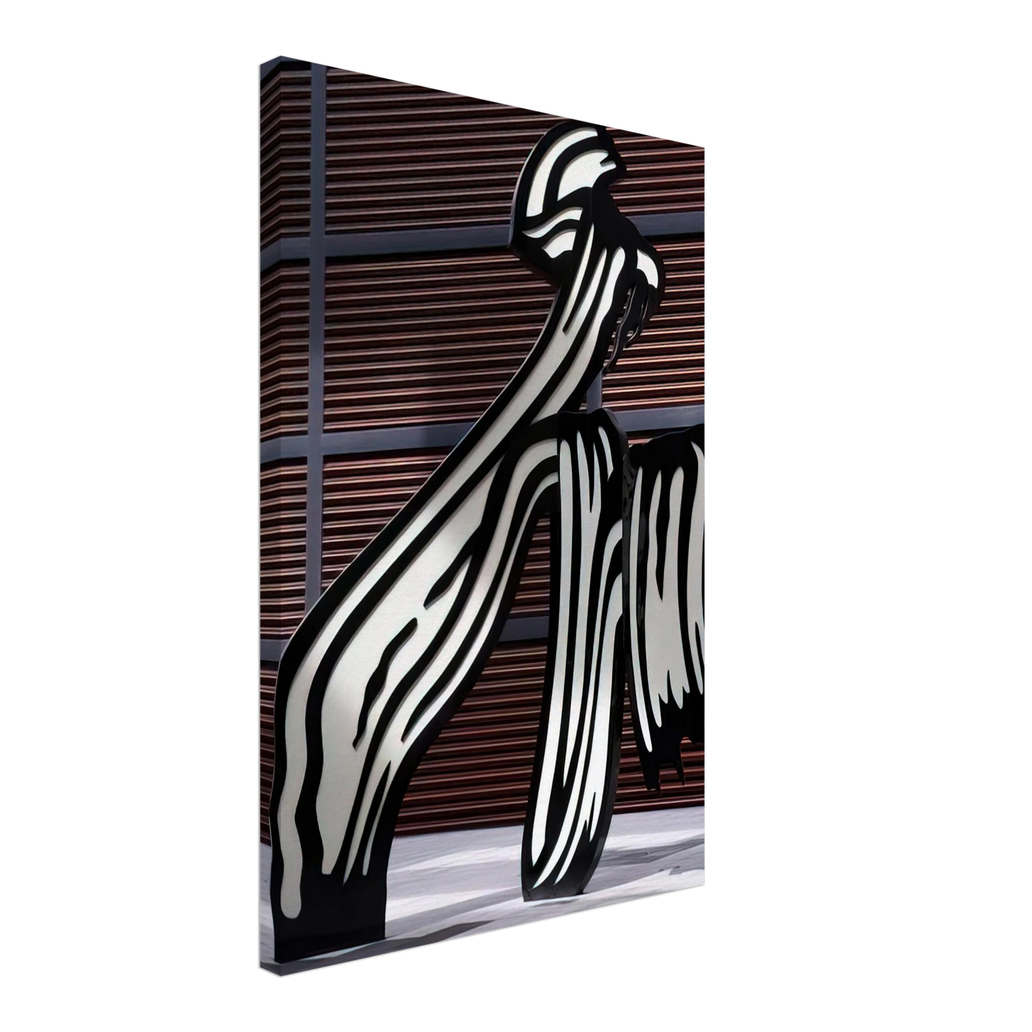 Roy Lichtenstein - BRUSHSTROKE 1996 Canvas - 40x60 cm / 16x24 inches-canvas