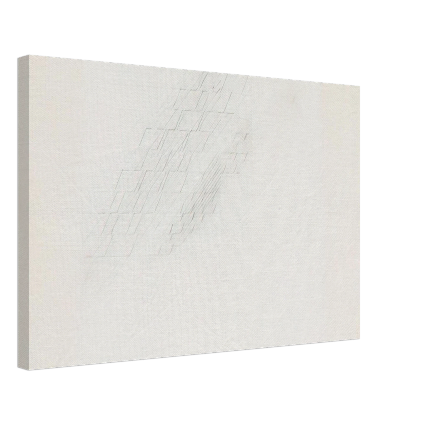 Nasreen Mohamedi - Untitled - 1977 Canvas - 70x100 cm / 28x40 inches-canvas