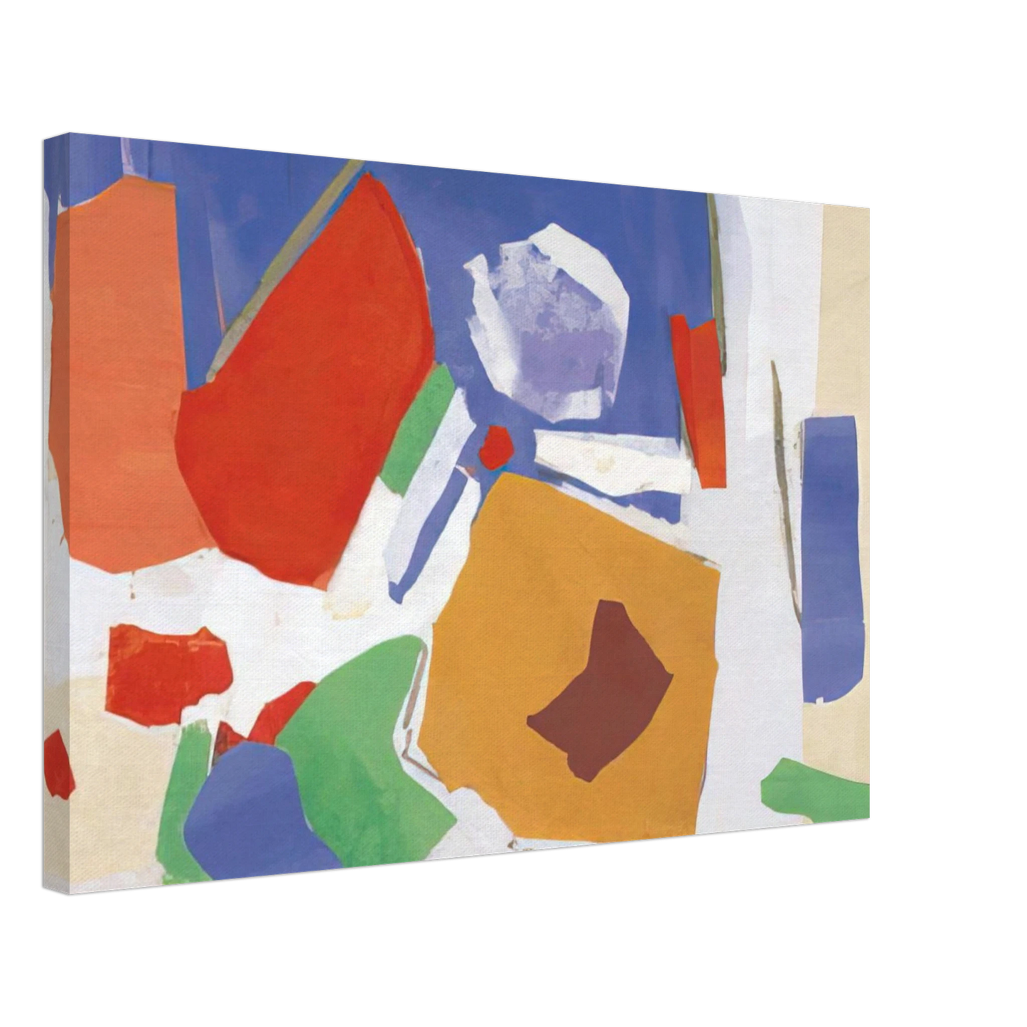 Esteban Vicente - UNTITLED 1988 Canvas - 40x60 cm / 16x24 inches-canvas