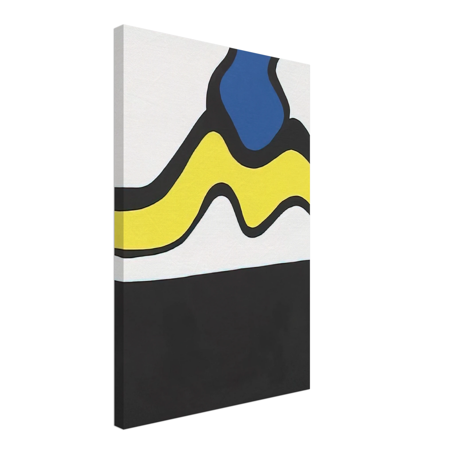 Nicholas Krushenick - Untitled - 1961 Canvas - 70x100 cm / 28x40 inches-canvas