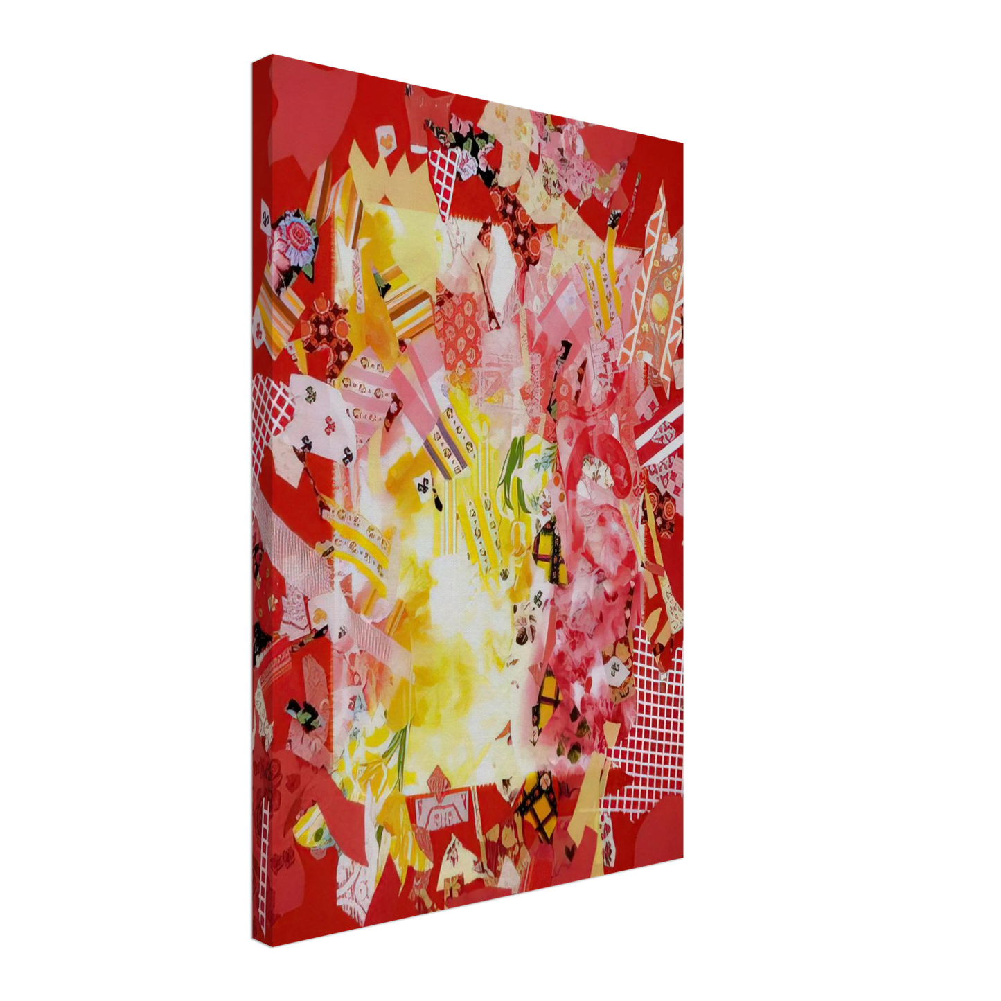 Miriam Schapiro - Explode - 1972 Canvas - 70x100 cm / 28x40 inches-canvas