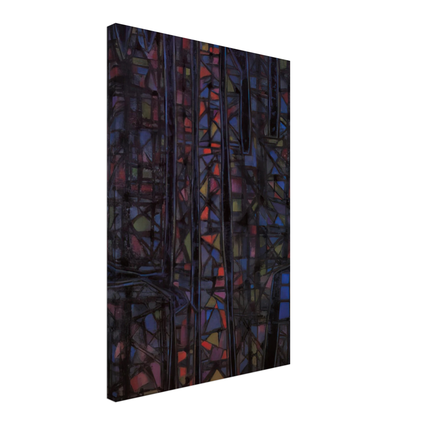 Alfred Manessier - Recueillement nocturne II - 1952 Canvas - 70x100 cm / 28x40 inches-canvas