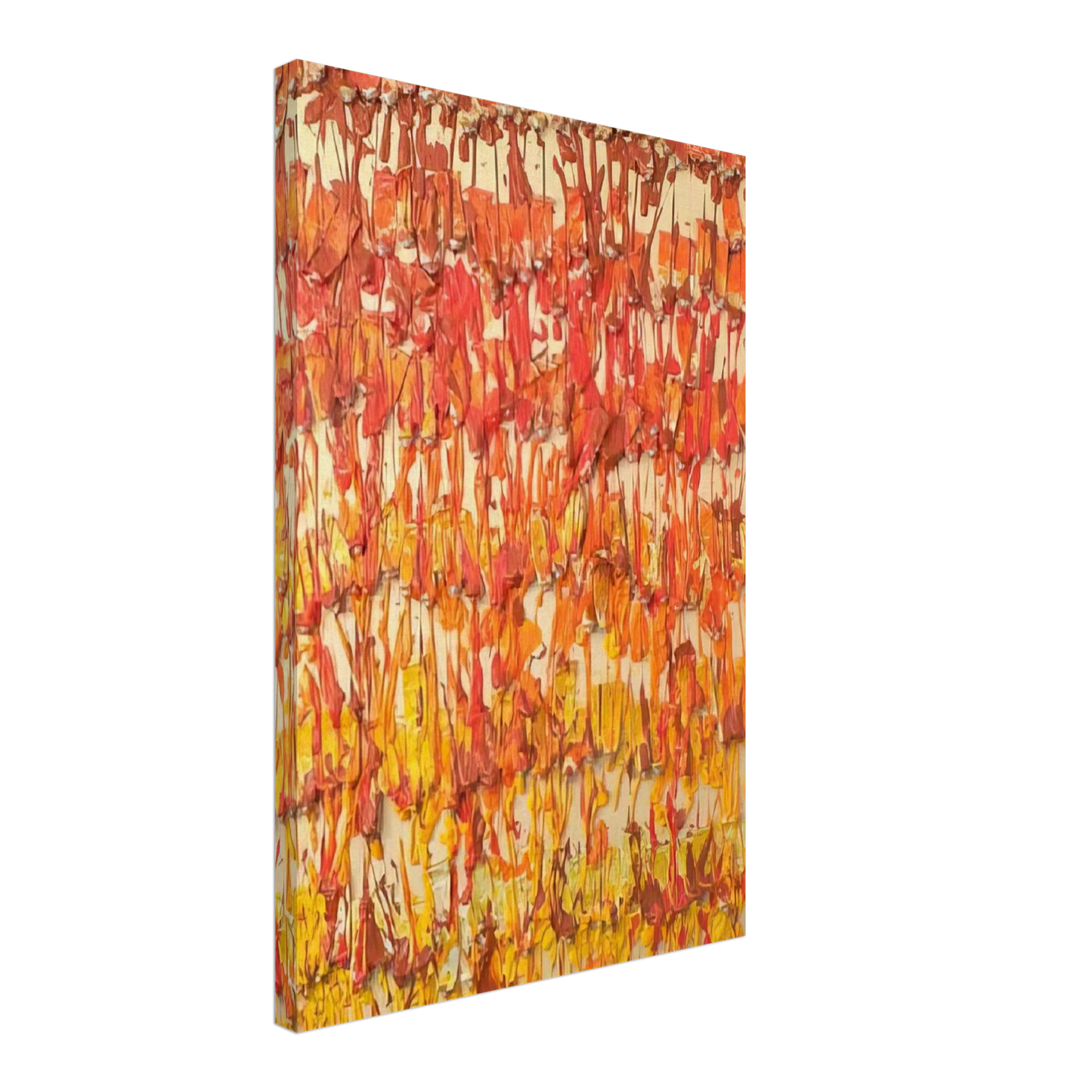 Arman - Dirty Painting - 1989 Canvas - 40x60 cm / 16x24 inches-canvas
