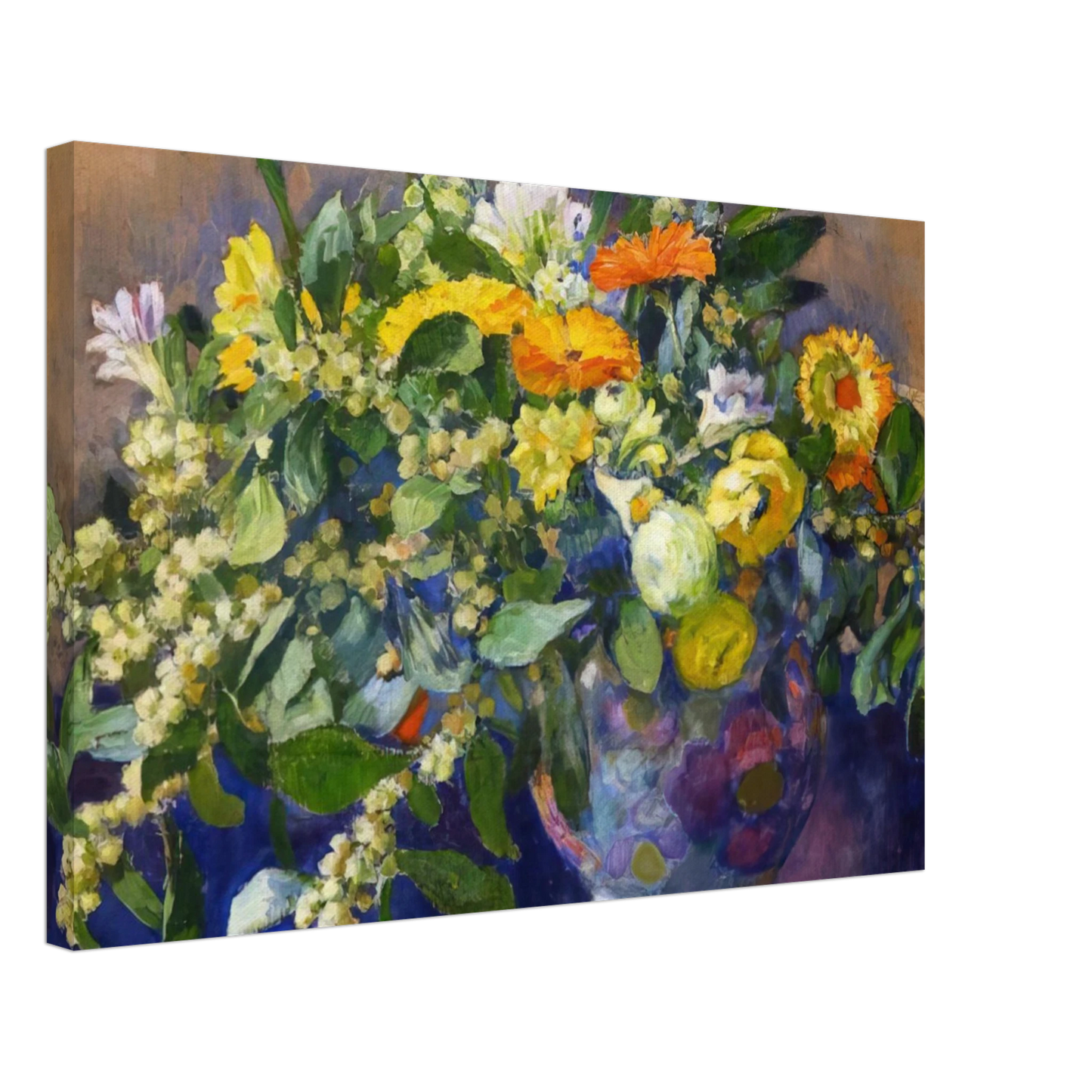 Theo van Rysselberghe - VASE OF FLOWERS 1923 Canvas - 40x60 cm / 16x24 inches-canvas