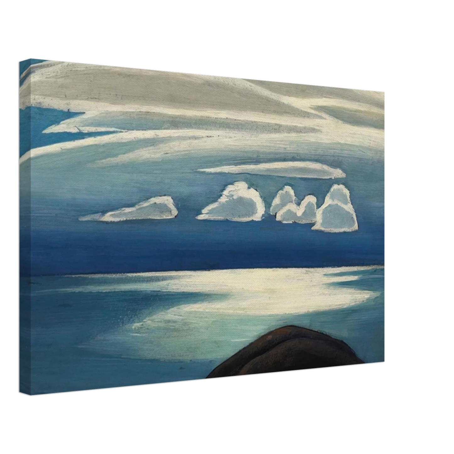 Lawren Harris - Lake Superior - 1928 Canvas - 70x100 cm / 28x40 inches-canvas