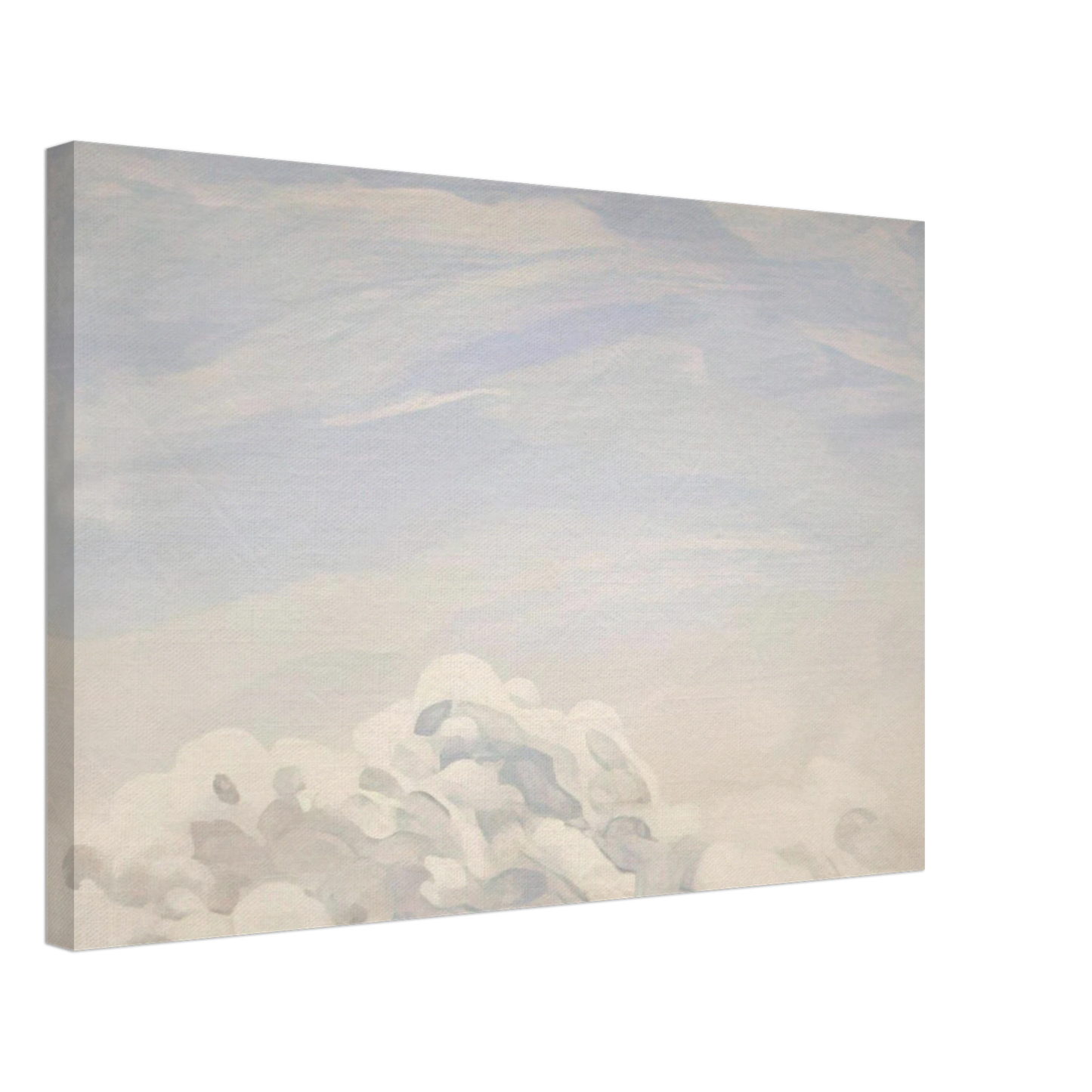 Neil Welliver - Study for Clouds I - 1979 Canvas - 70x100 cm / 28x40 inches-canvas