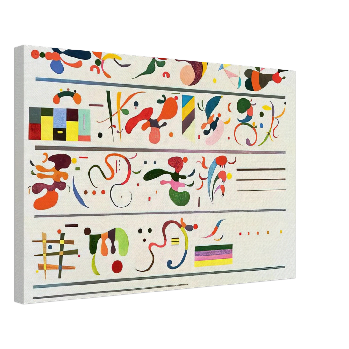 Wassily Kandinsky - SUCCESSION 1935 Canvas - 70x100 cm / 28x40 inches-canvas