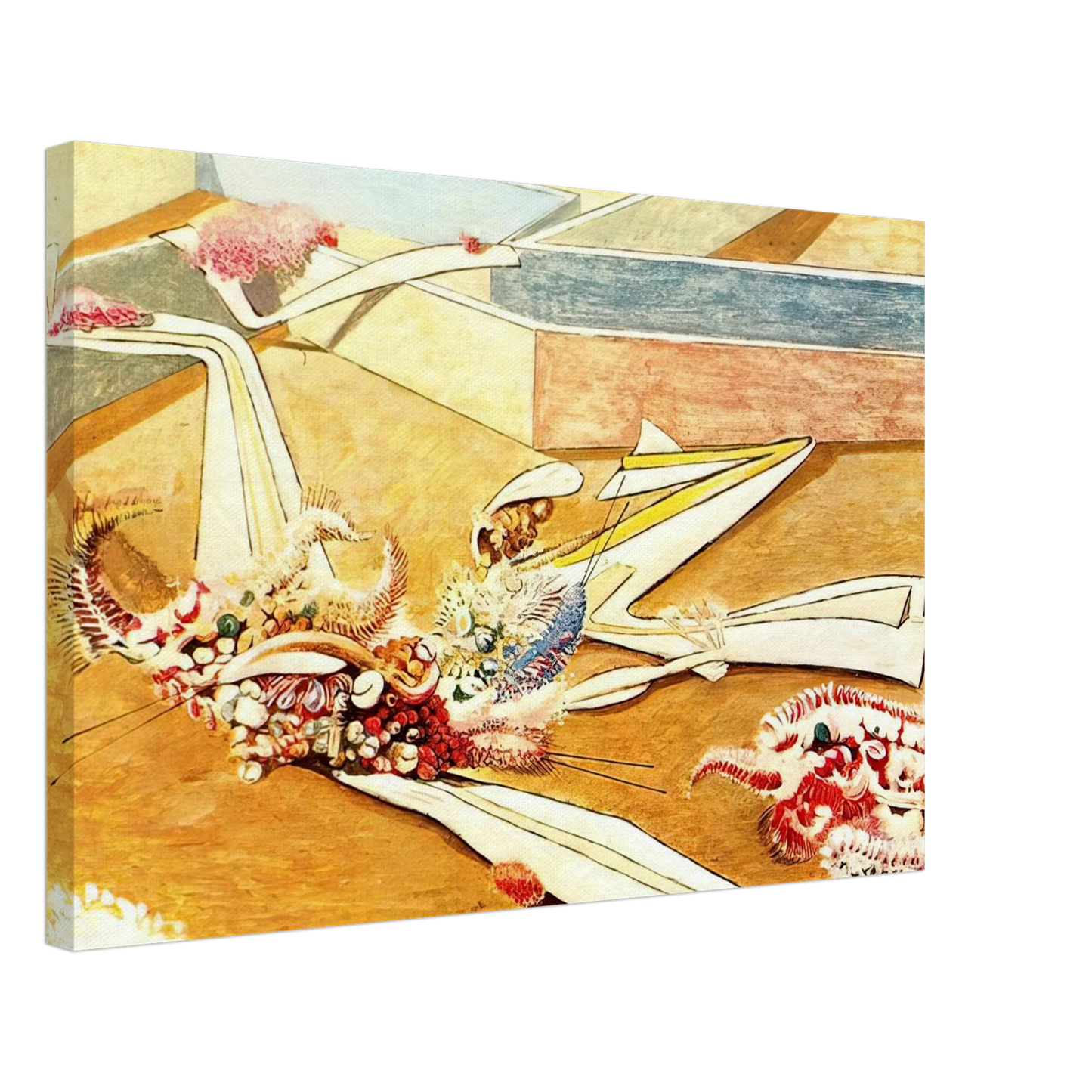 Max Ernst - Flying Horse Garden Canvas - 70x100 cm / 28x40 inches-canvas