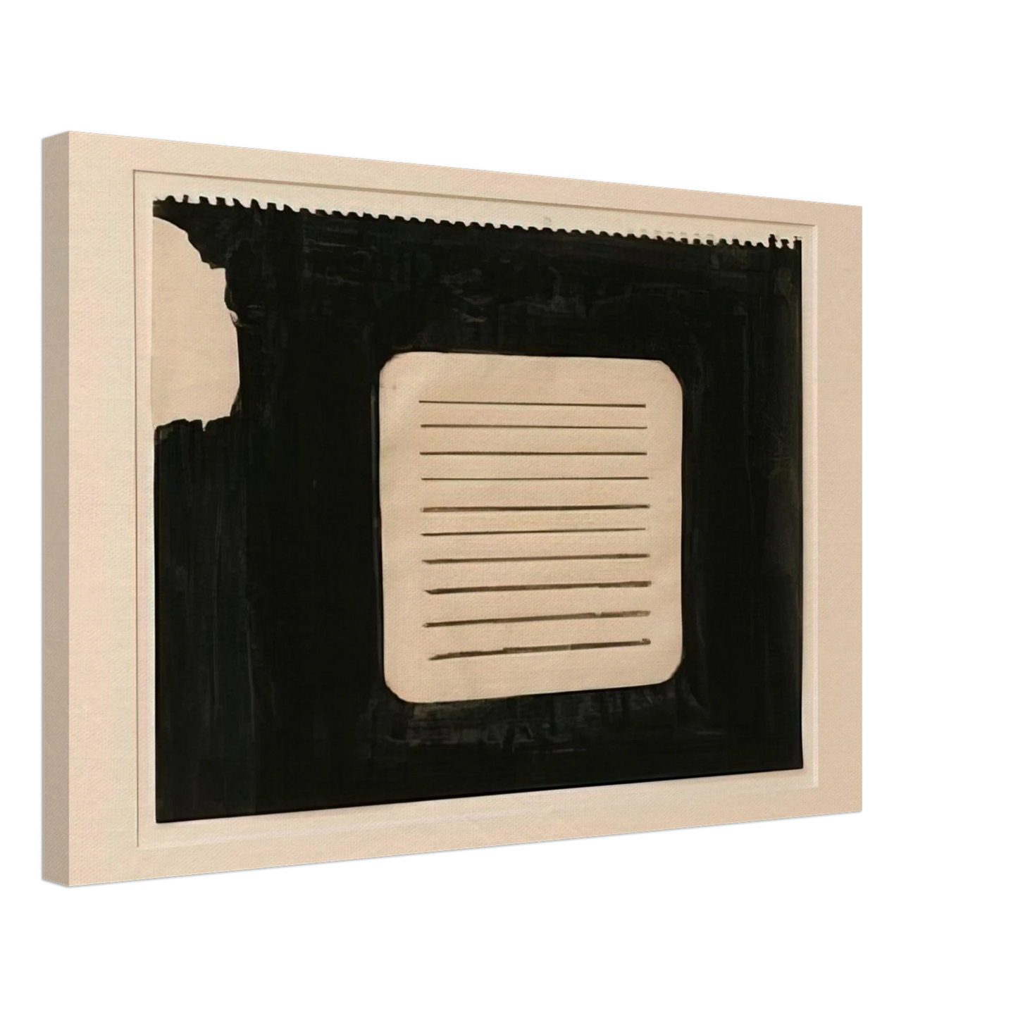 Donald Judd - Untitled - 1962 Canvas - 40x60 cm / 16x24 inches-canvas