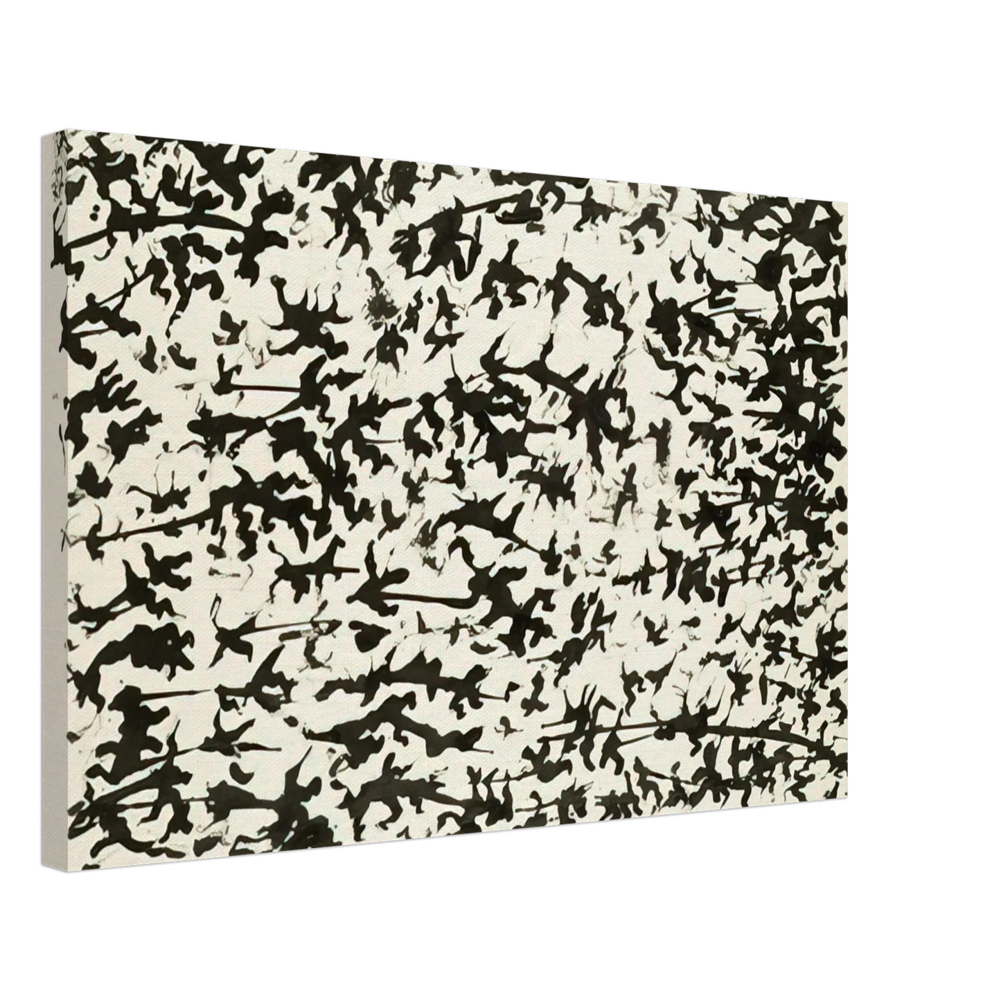 Henri Michaux - Untitled - Tachisme Canvas - 70x100 cm / 28x40 inches-canvas