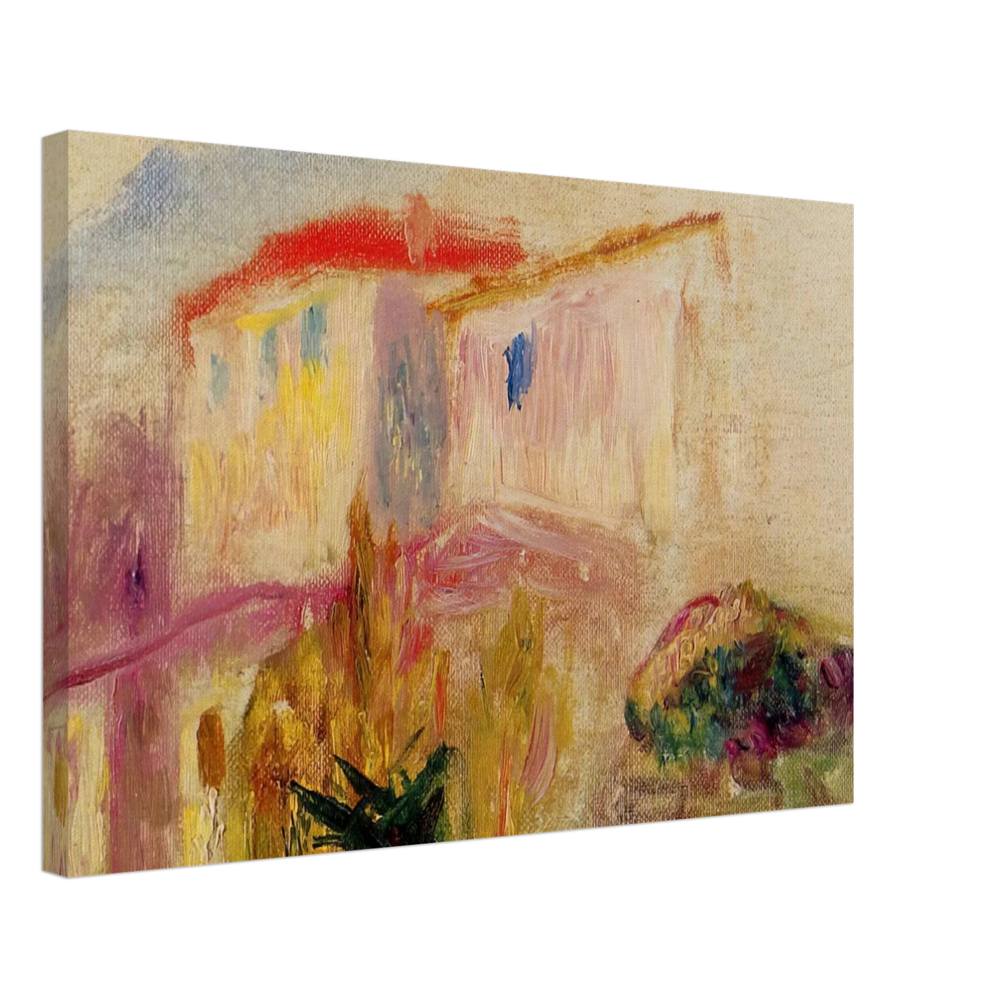 Pierre-Auguste Renoir - Le Poste at Cagnes study Canvas - 70x100 cm / 28x40 inches-canvas