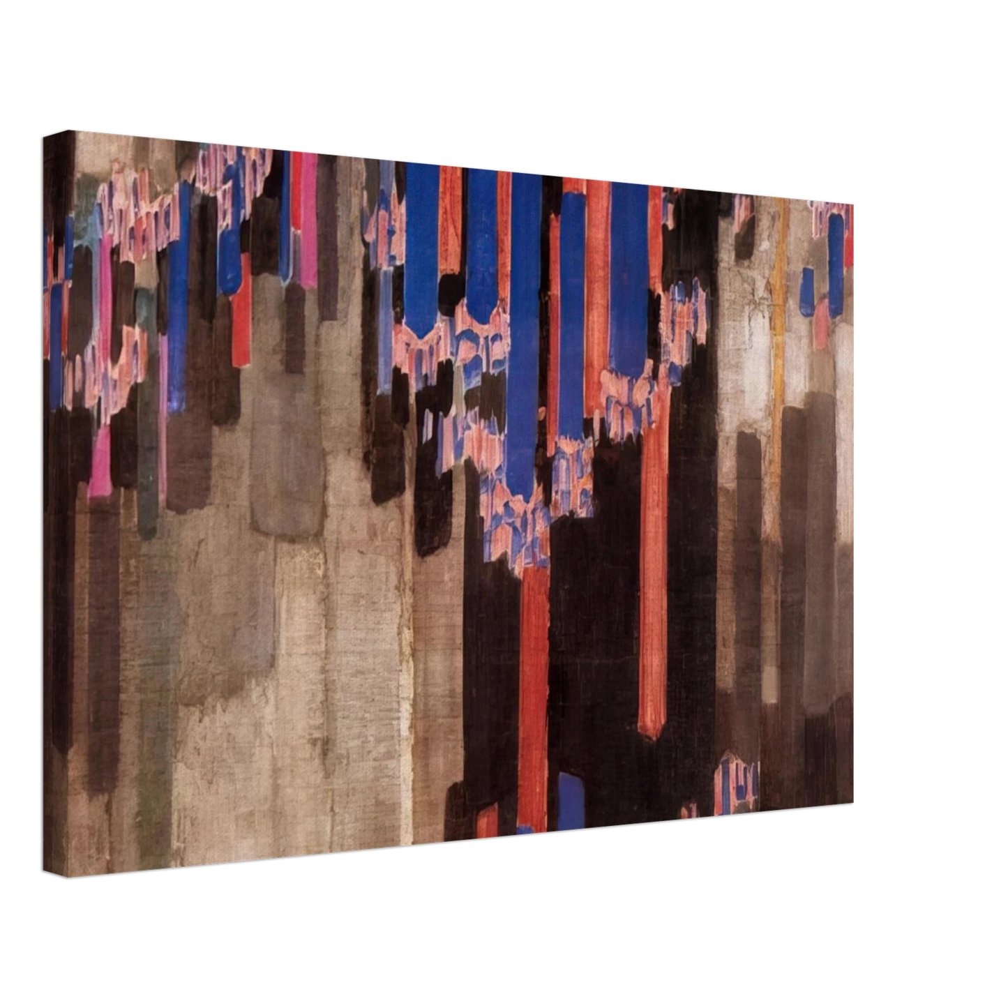 Frantisek Kupka - Ordination of verticals Canvas - 70x100 cm / 28x40 inches-canvas