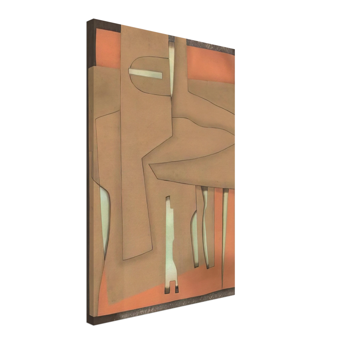 Hiroyuki Tajima - Bottles at the Bar - 1978 Canvas - 70x100 cm / 28x40 inches-canvas