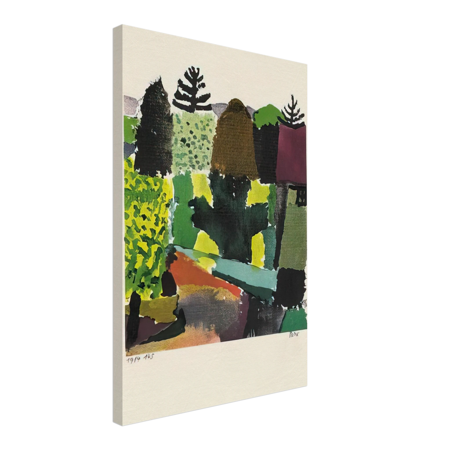 Paul Klee - PARK 1920 Canvas - 70x100 cm / 28x40 inches-canvas