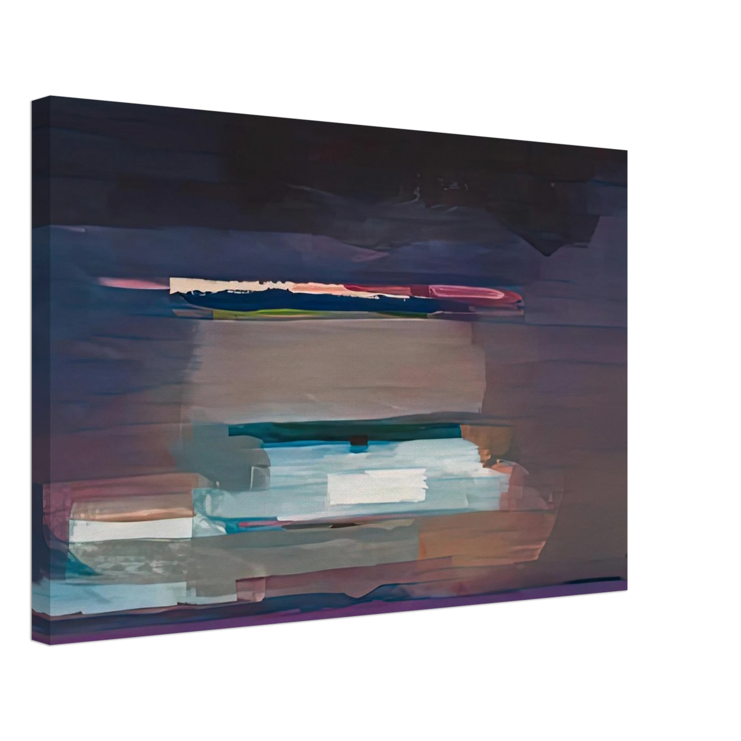 Helen Frankenthaler - Viewpoint I, 1974- Canvas - 70x100 cm / 28x40 inches-canvas