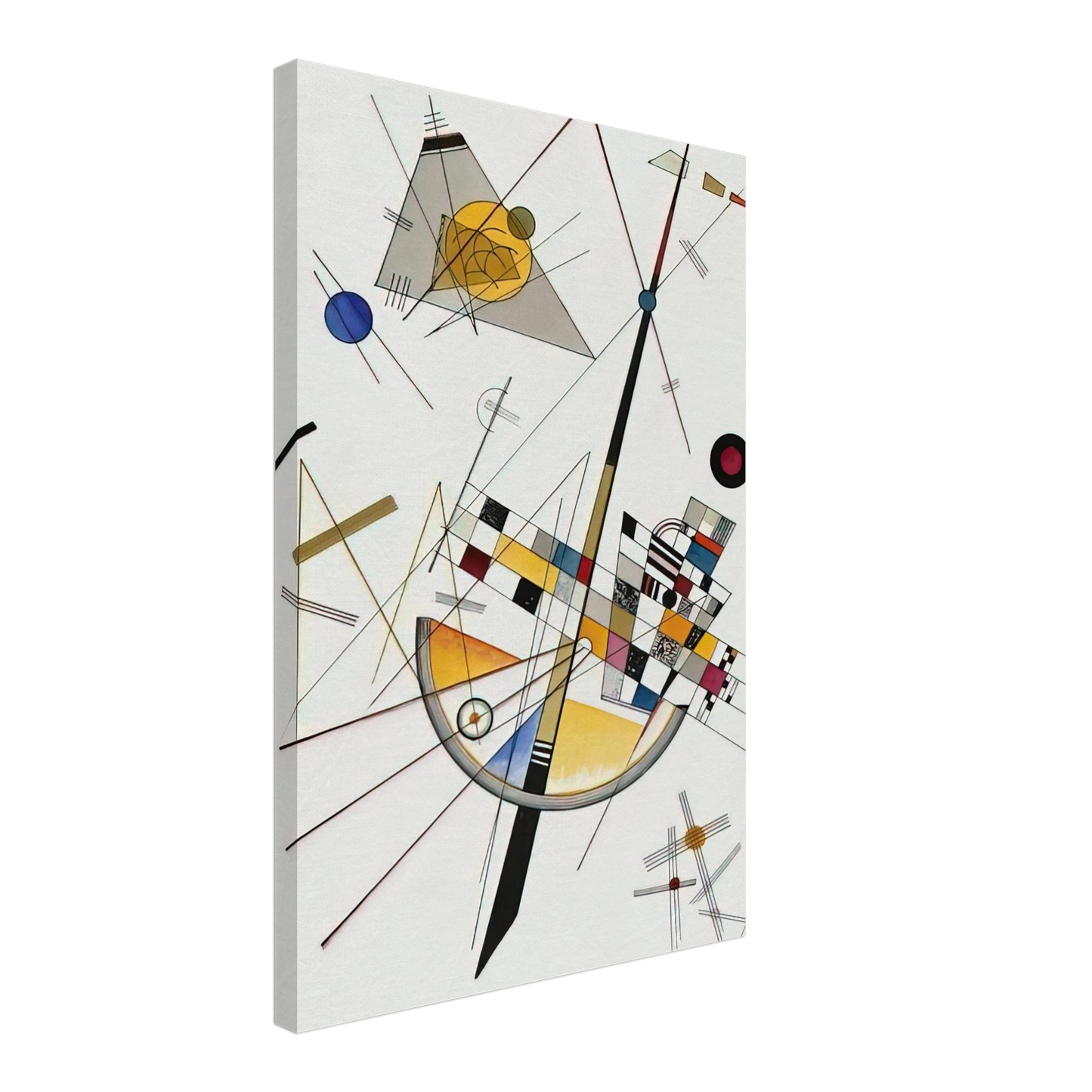 Wassily Kandinsky - DELICATE TENSION NO 85 1923 Canvas - 40x60 cm / 16x24 inches-canvas