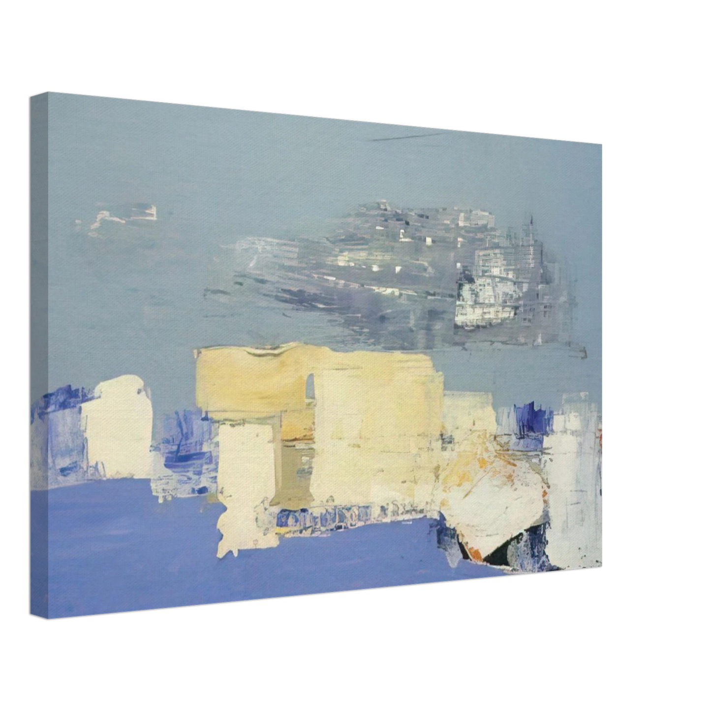 Nicolas de Stael - Paysage mediterraneen - Art Informel Canvas - 70x100 cm / 28x40 inches-canvas
