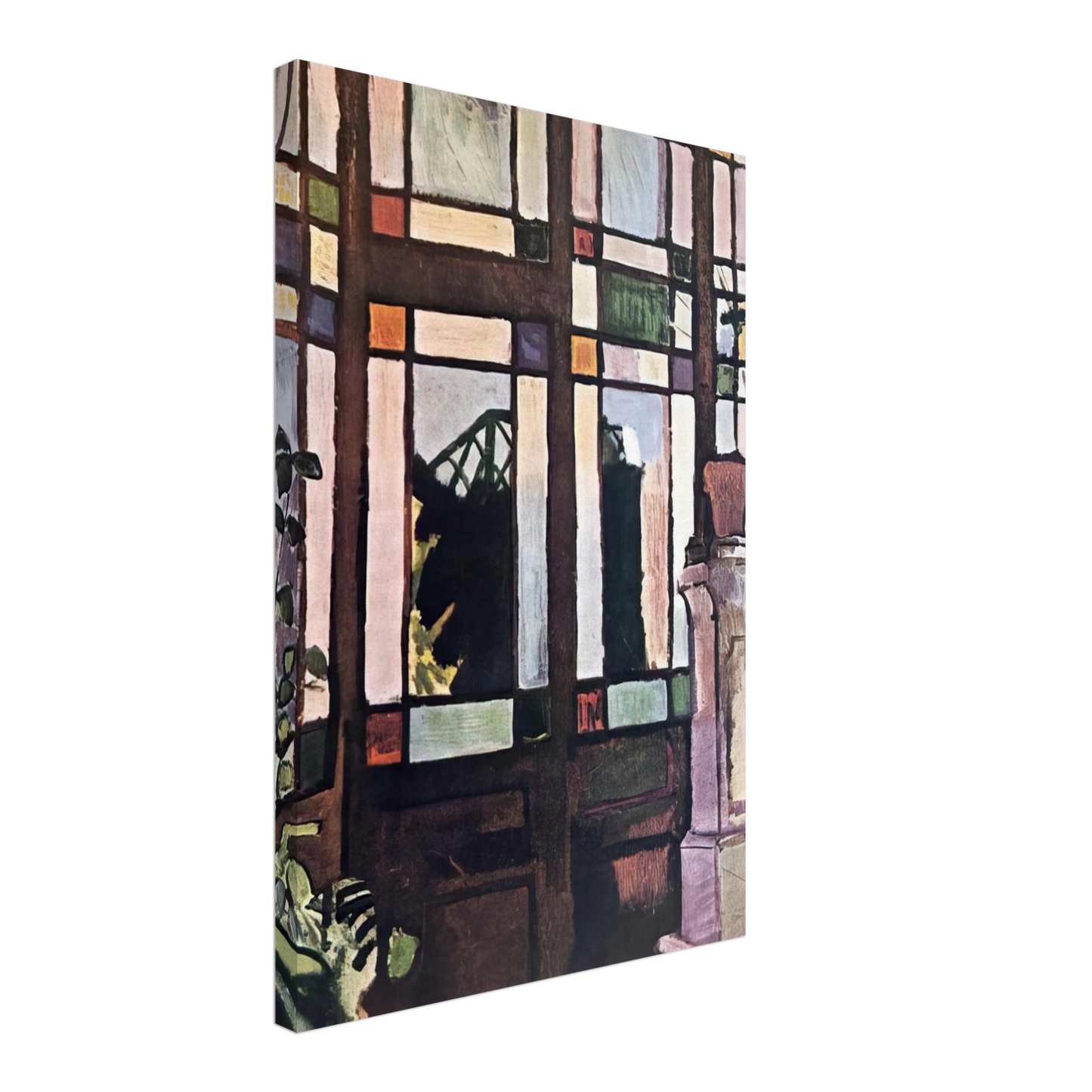 Raoul Dufy - WINDOW WITH COLOURED GLASSES 1906 Canvas - 70x100 cm / 28x40 inches-canvas