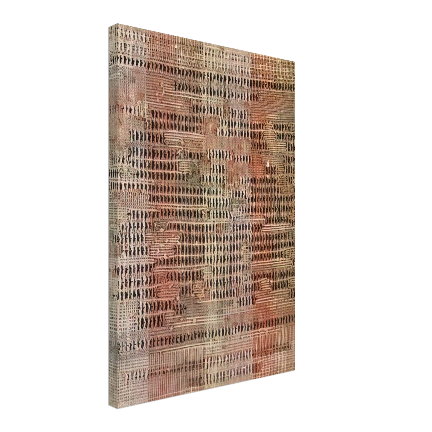 Anni Albers - DEVELOPMENT IN ROSE II 1952 Canvas - 40x60 cm / 16x24 inches-canvas