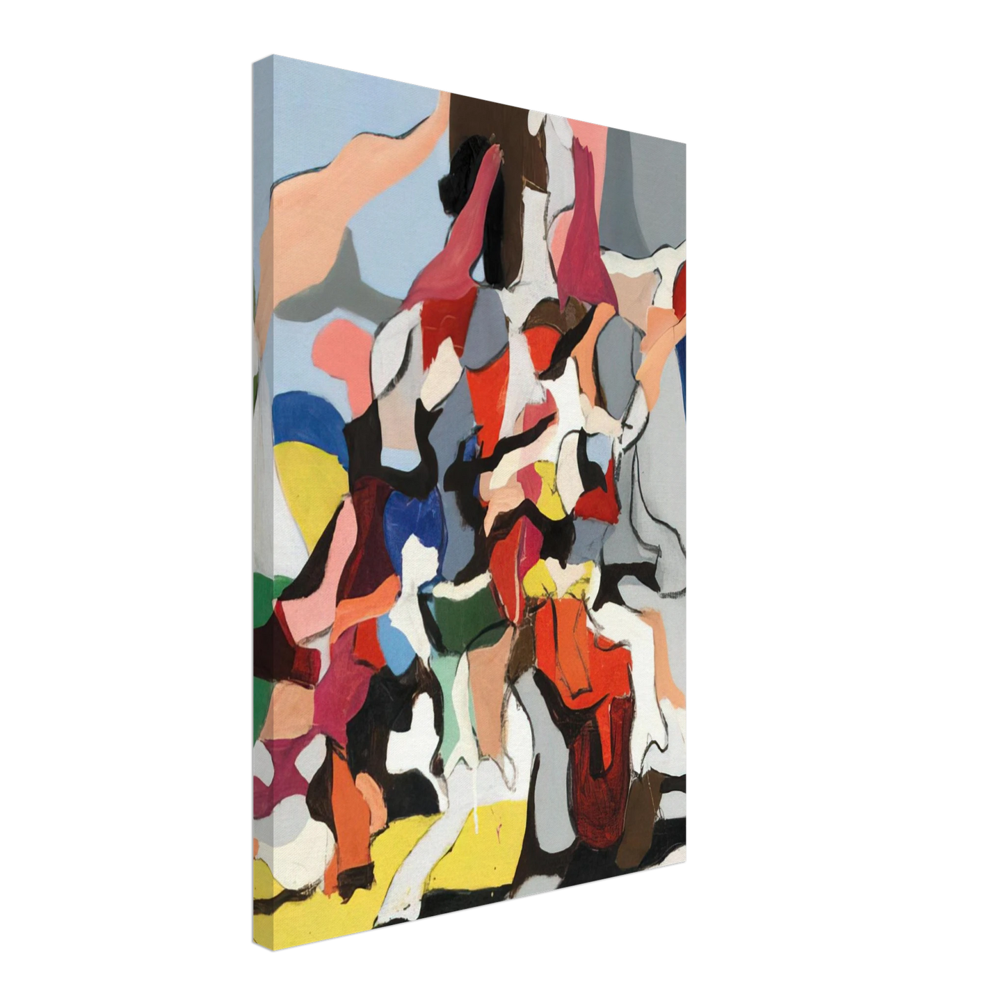 Robert Goodnough - Composition - Abstract Expressionism Canvas - 40x60 cm / 16x24 inches-canvas